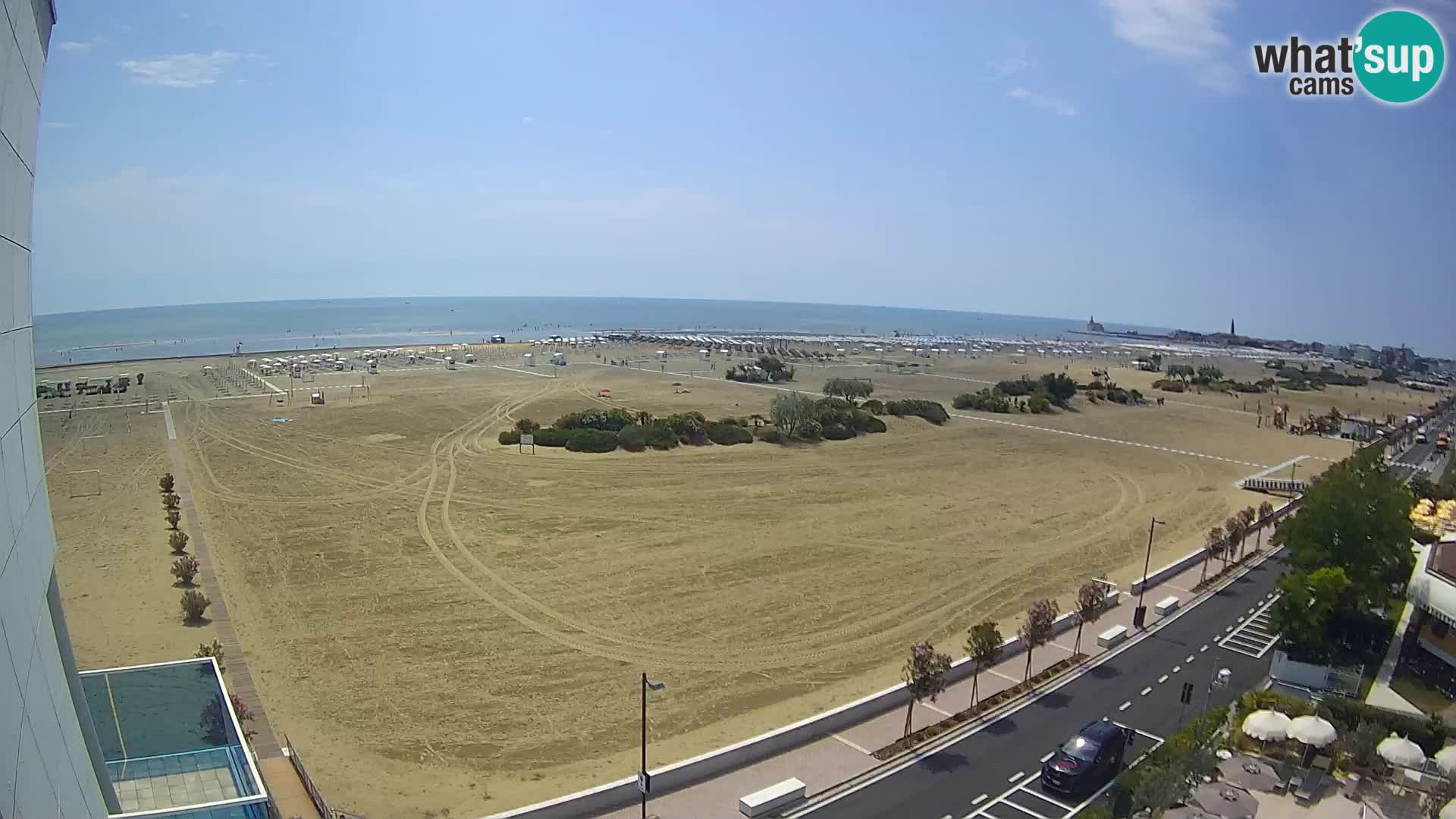 Hotel Panoramic u živo Caorle plaža Levante web kamera – Italija