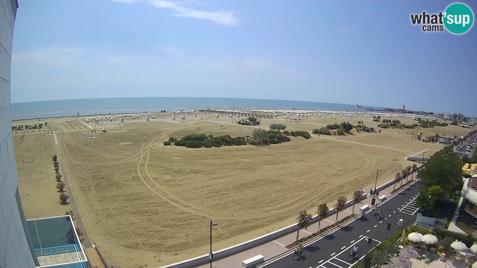 Hotel Panoramic en vivo Caorle playa Levante webcam – Italia