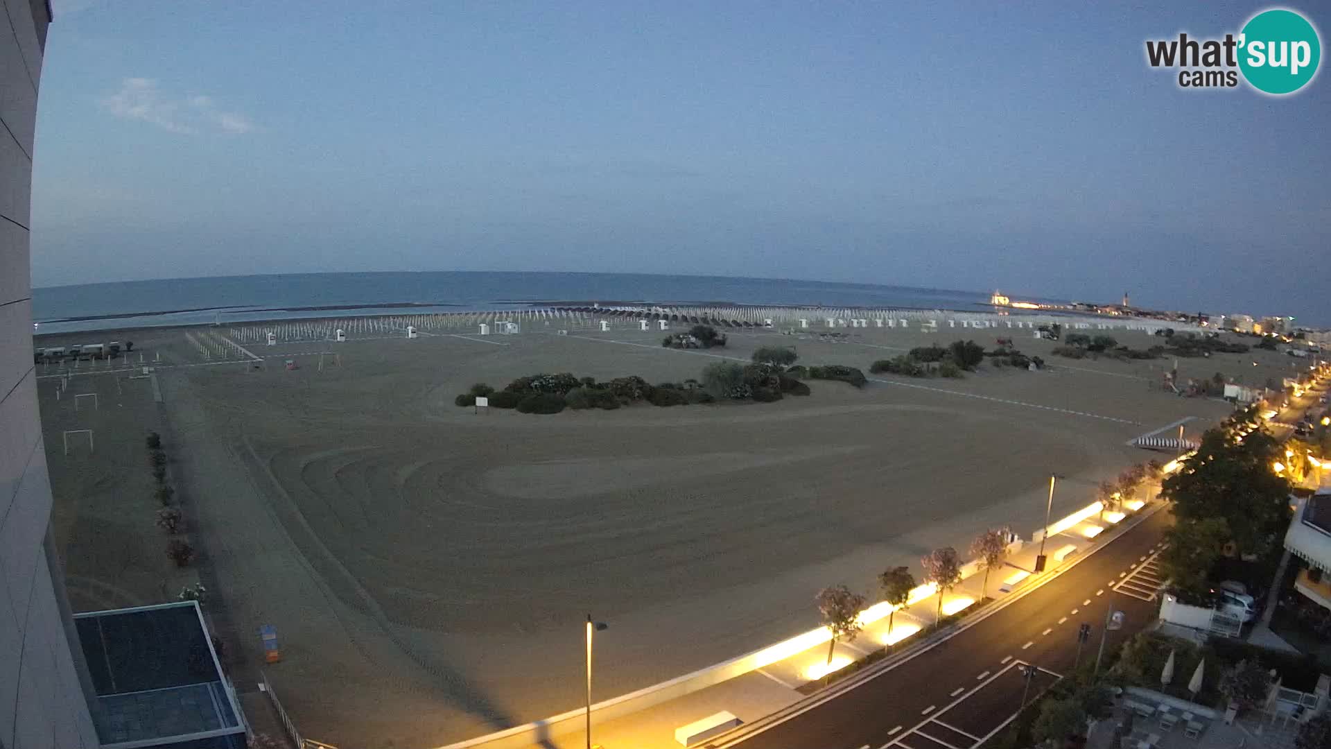 Hotel Panoramic v živo Caorle plaža Levante spletna kamera – Italija