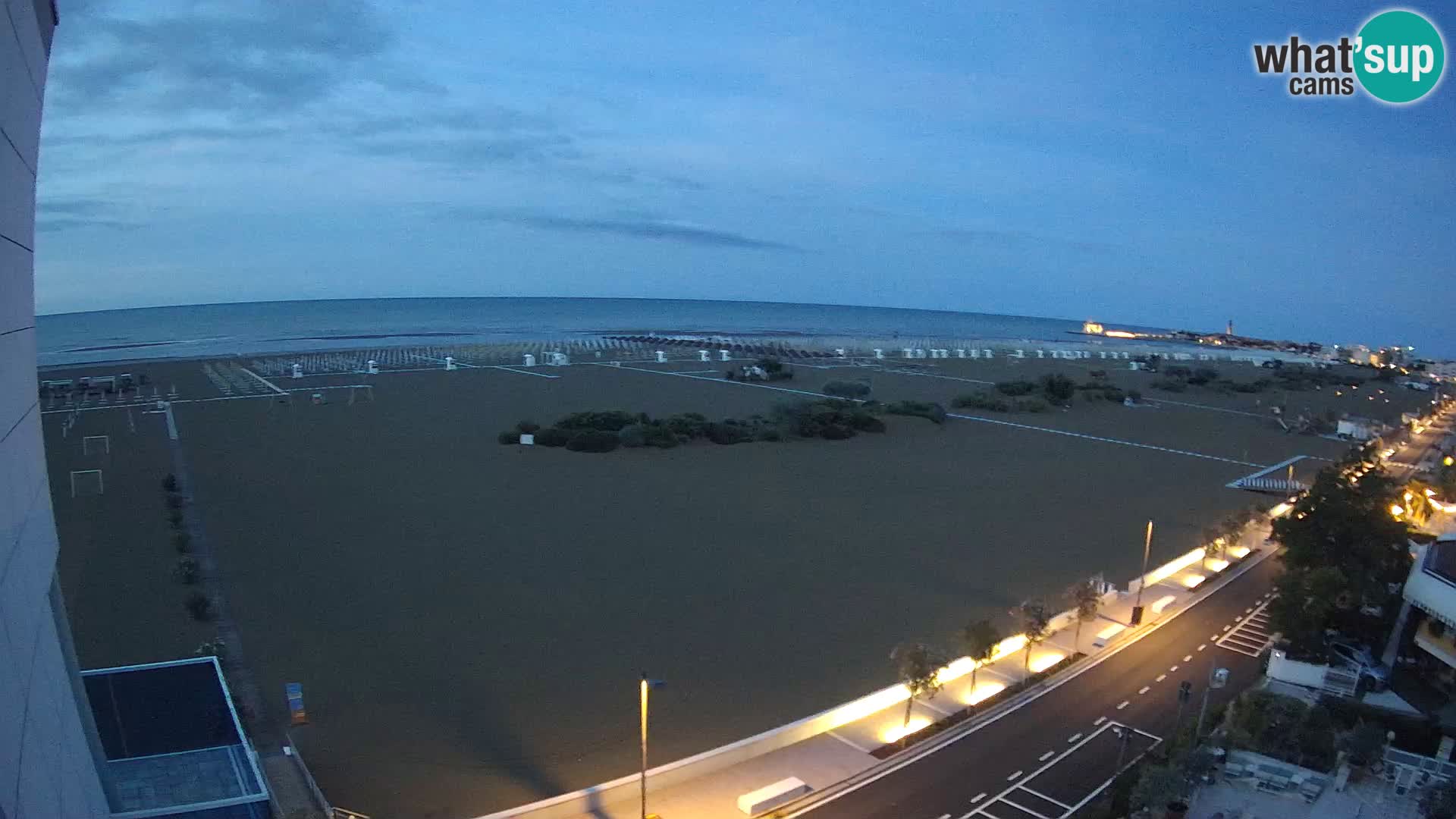 Hotel Panoramic v živo Caorle plaža Levante spletna kamera – Italija