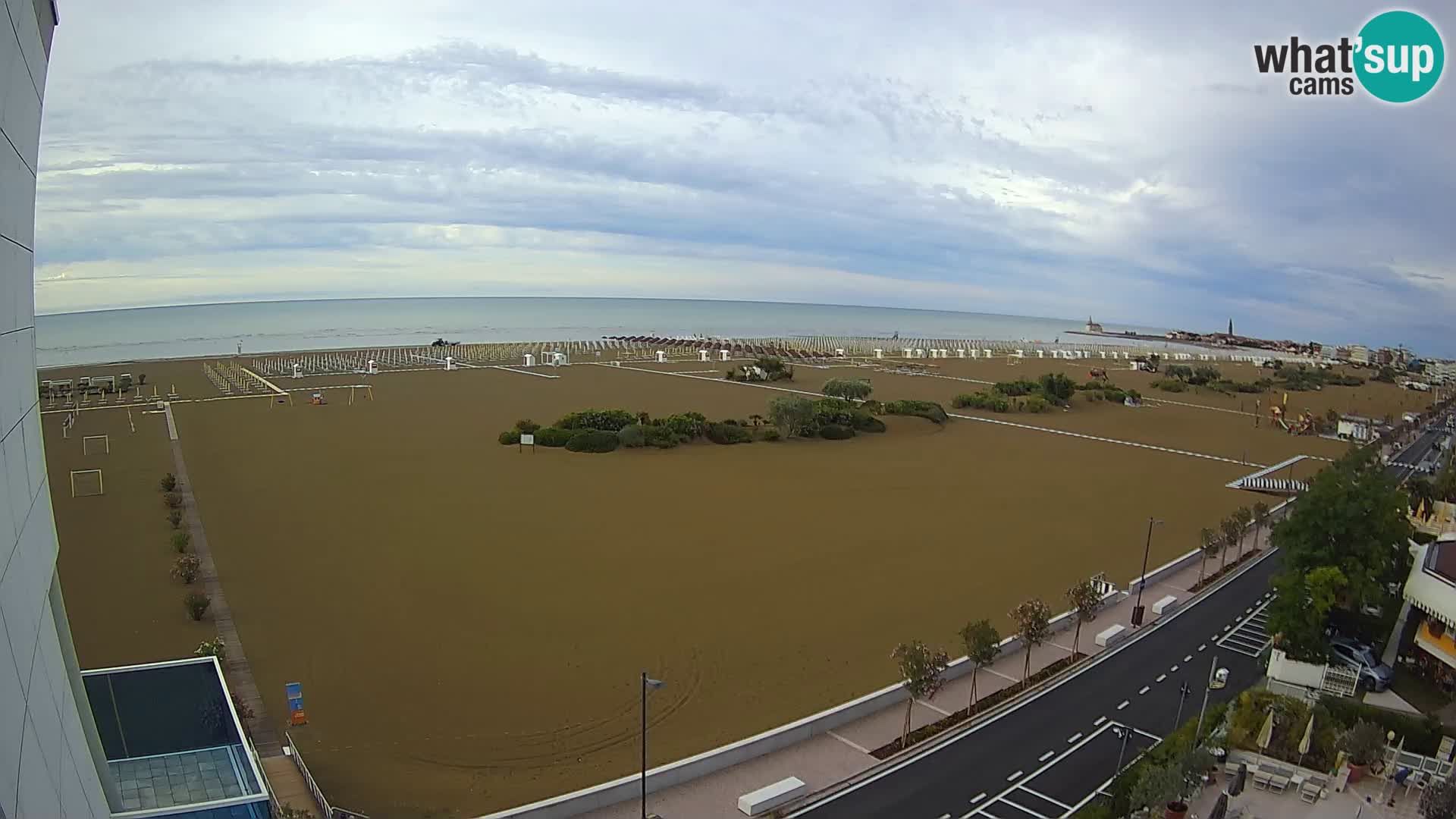 Hotel Panoramic u živo Caorle plaža Levante web kamera – Italija