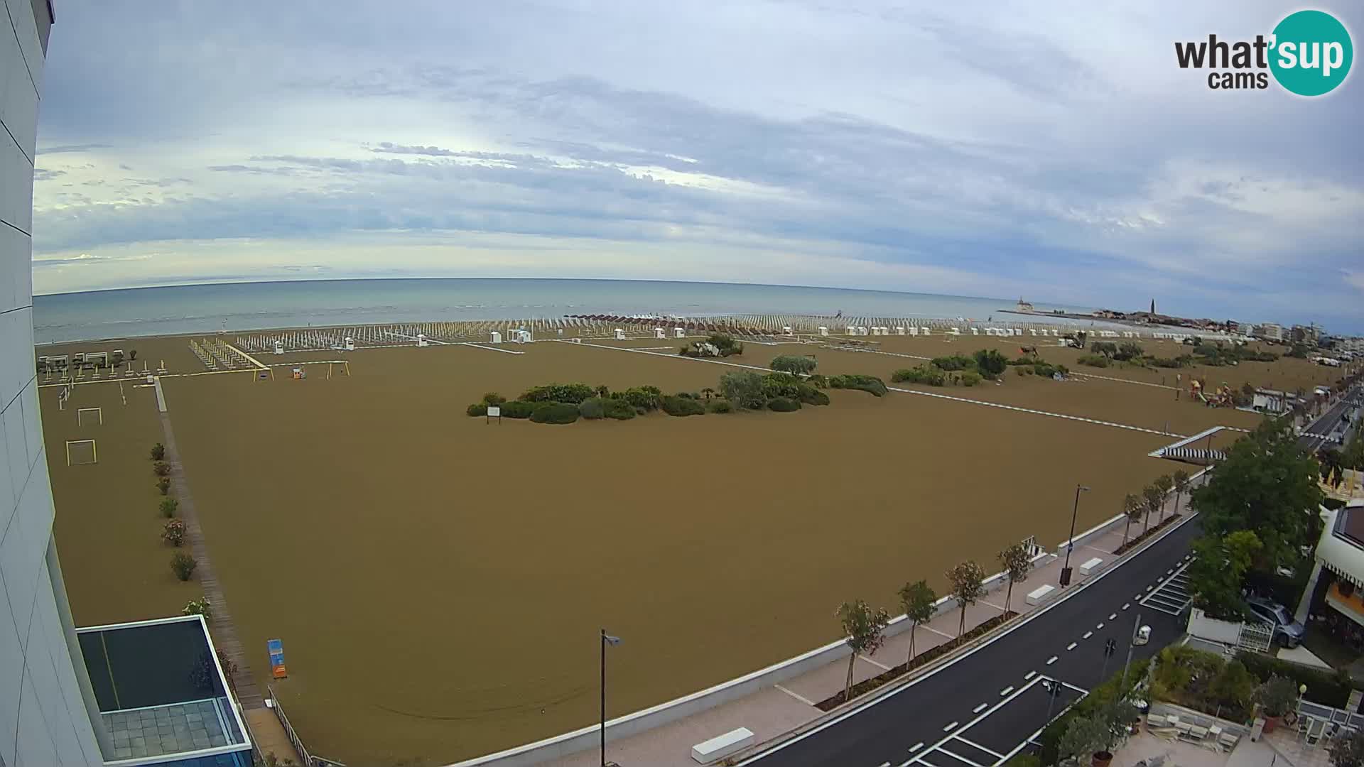 Hotel Panoramic u živo Caorle plaža Levante web kamera – Italija