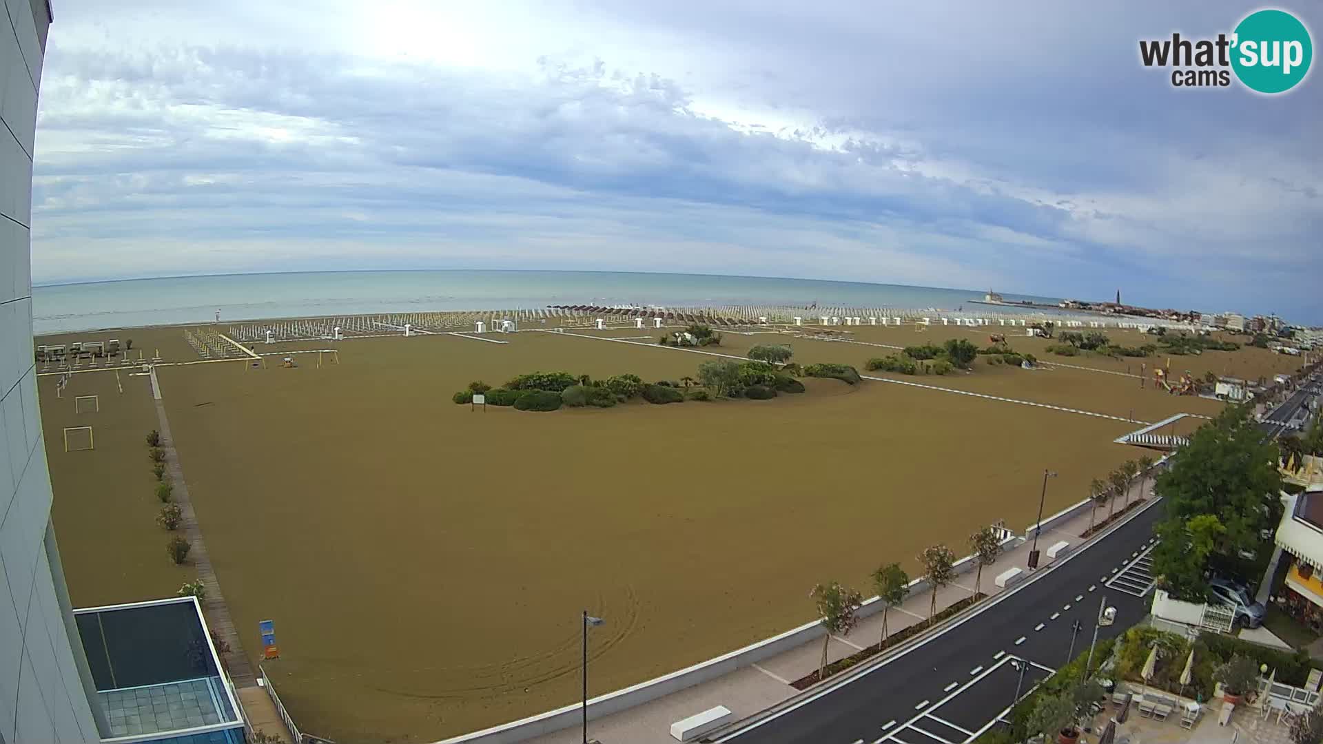 Hotel Panoramic u živo Caorle plaža Levante web kamera – Italija