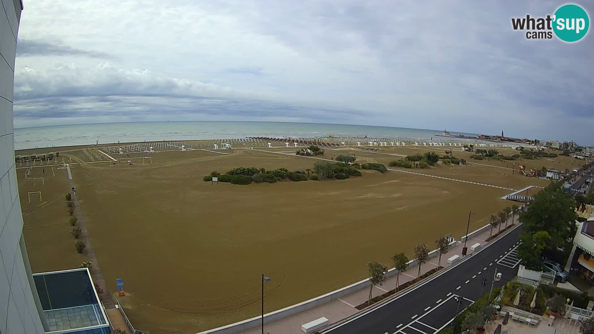 Hotel Panoramic u živo Caorle plaža Levante web kamera – Italija