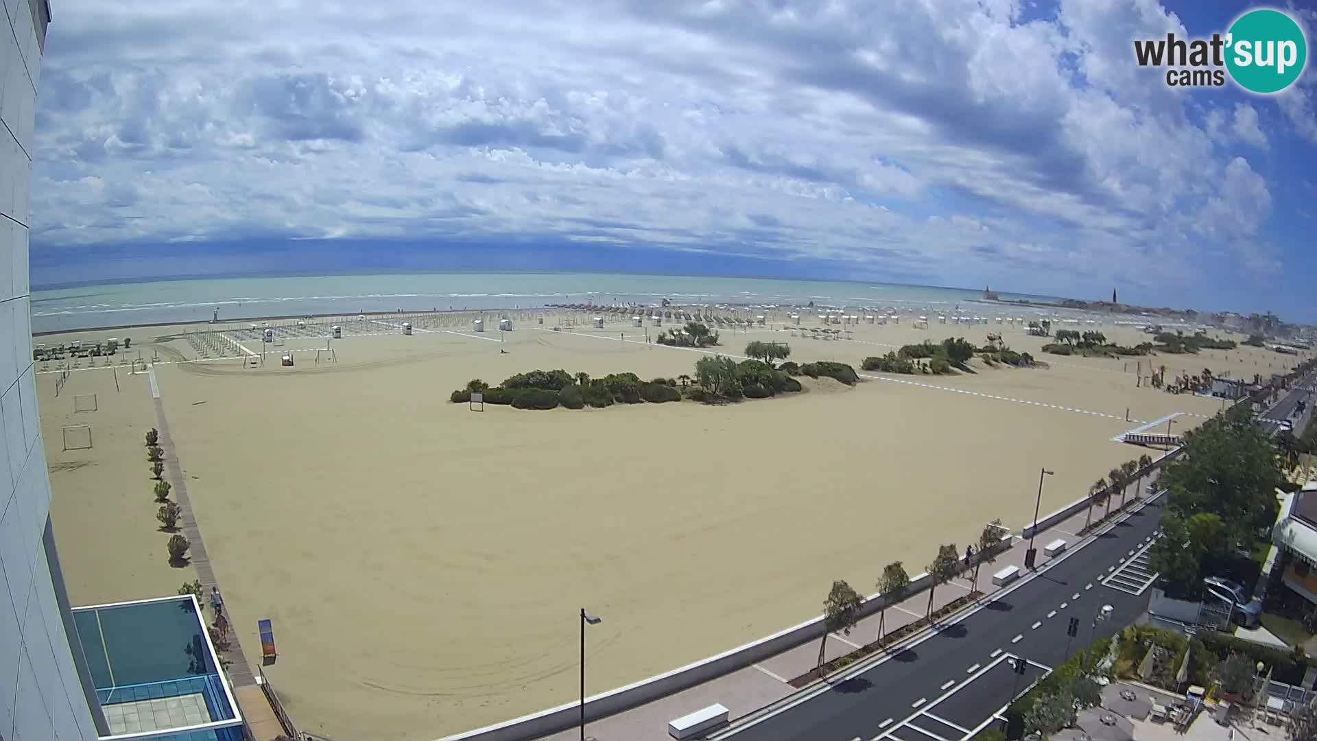 Hotel Panoramic u živo Caorle plaža Levante web kamera – Italija
