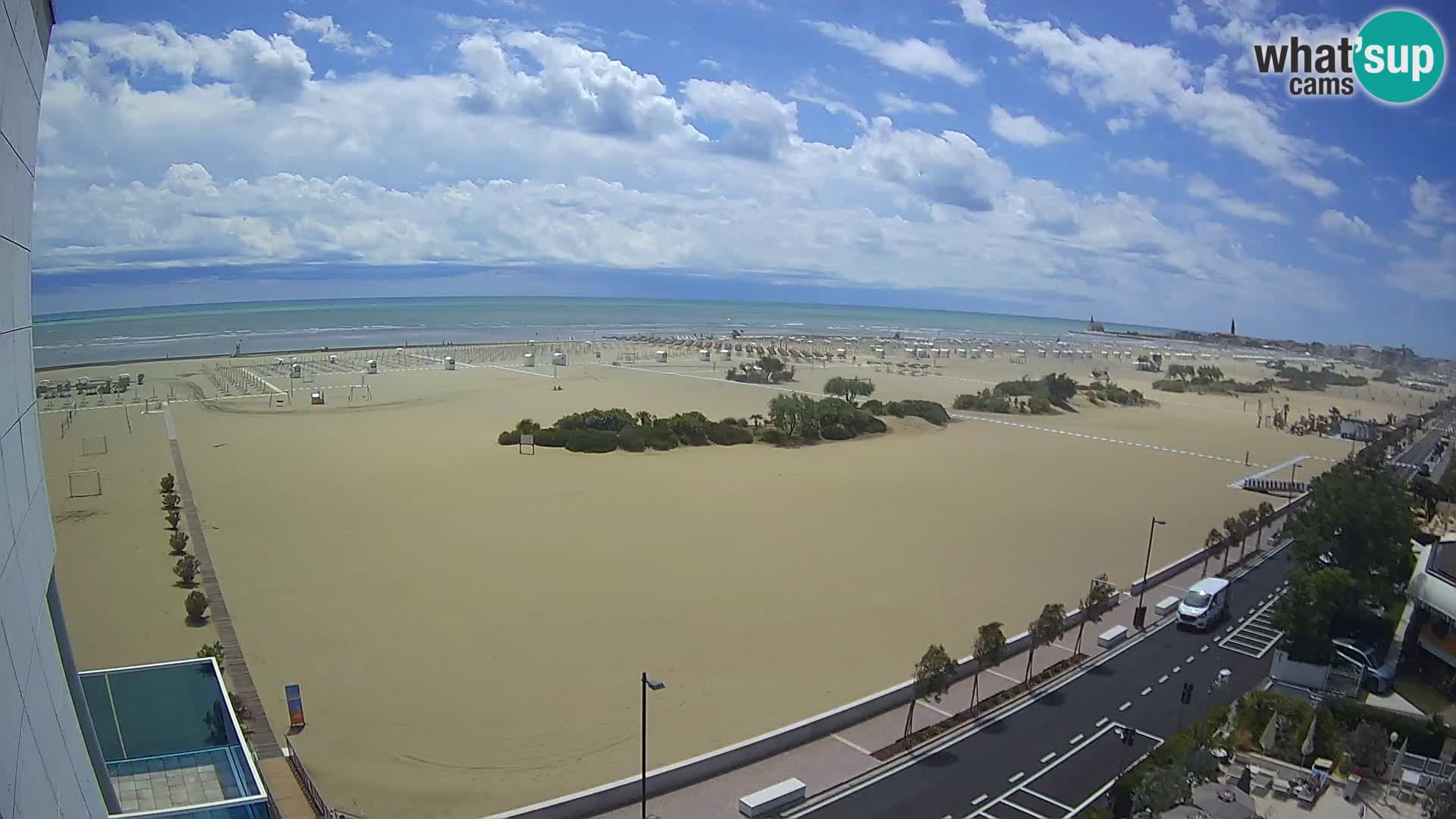 Hotel Panoramic u živo Caorle plaža Levante web kamera – Italija