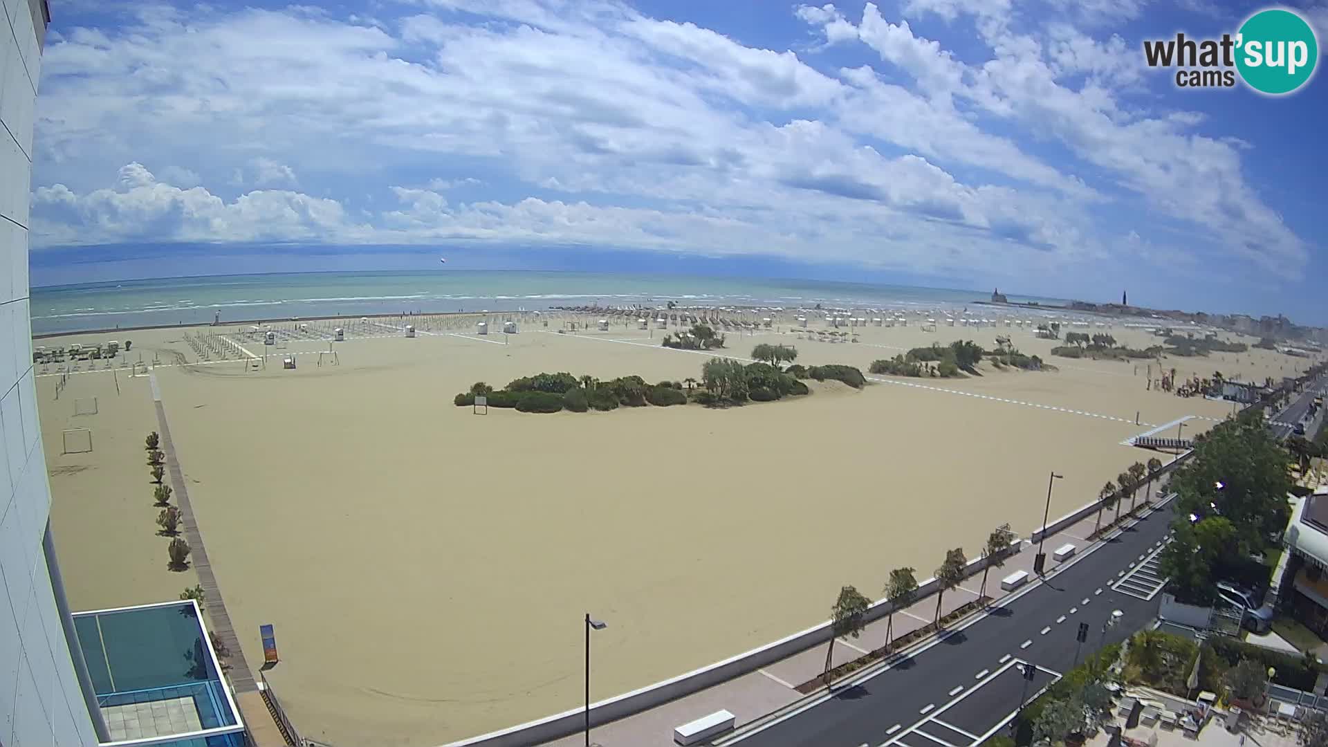 Hotel Panoramic u živo Caorle plaža Levante web kamera – Italija