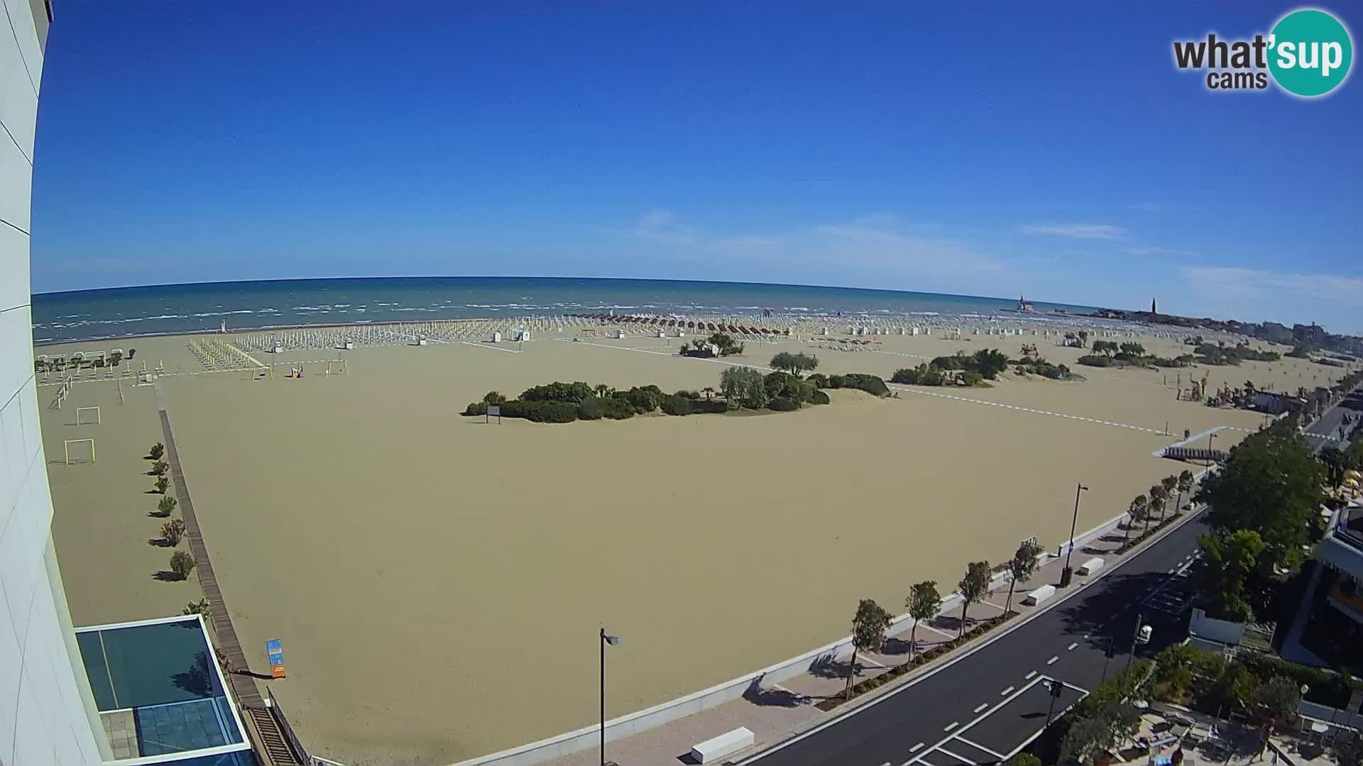 Hotel Panoramic u živo Caorle plaža Levante web kamera – Italija