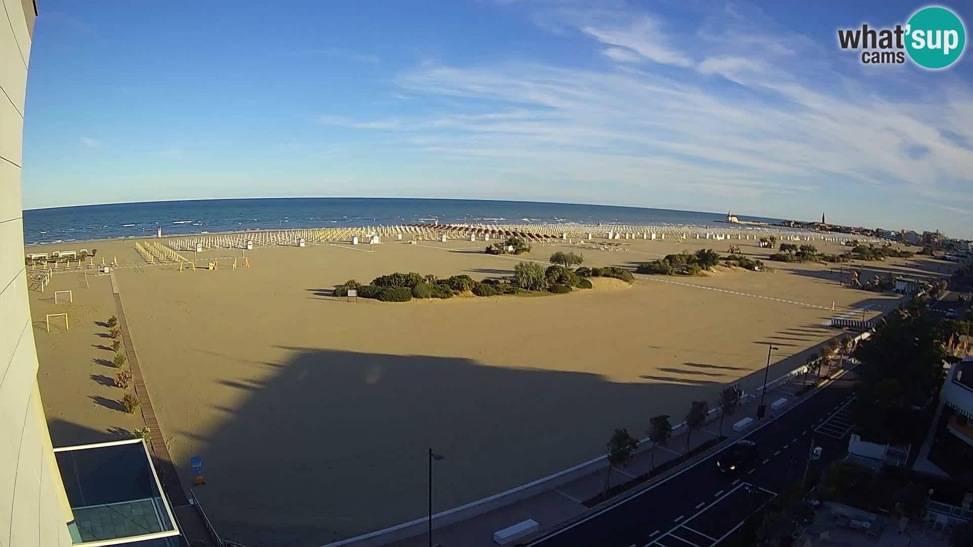 Hotel Panoramic v živo Caorle plaža Levante spletna kamera – Italija