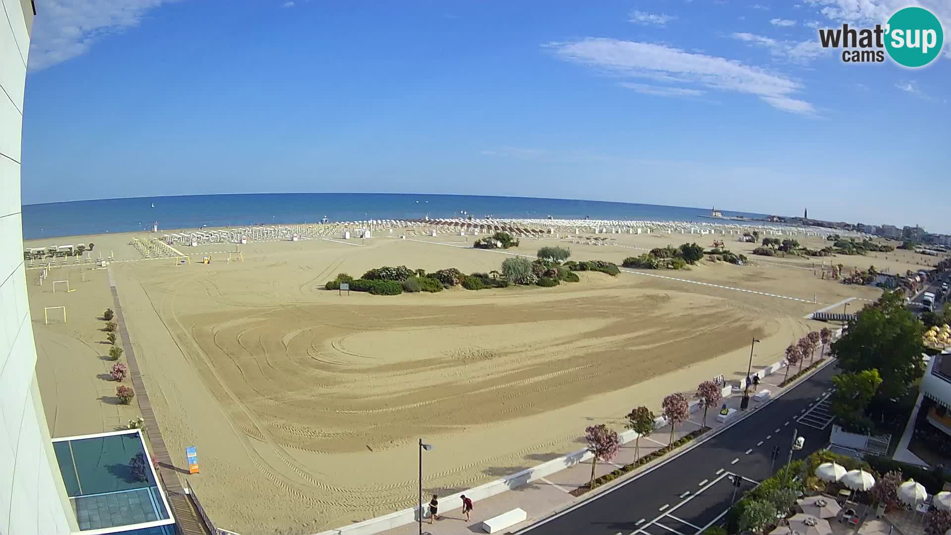 Hotel Panoramic u živo Caorle plaža Levante web kamera – Italija