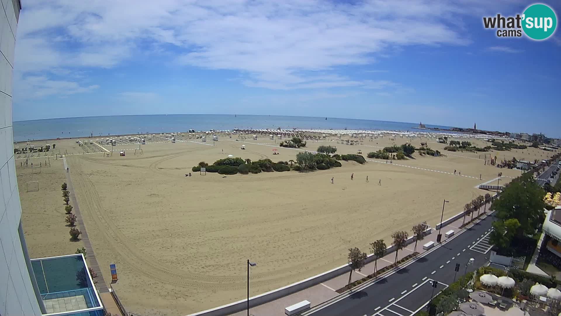 Hotel Panoramic u živo Caorle plaža Levante web kamera – Italija