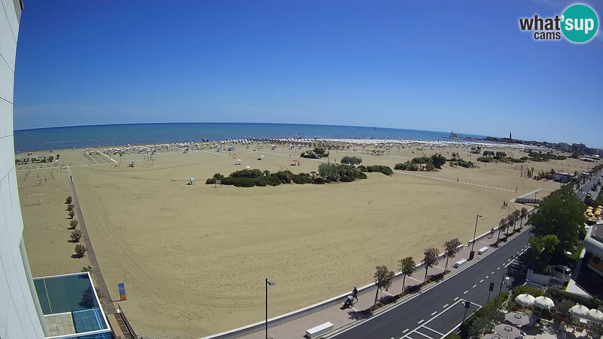Hotel Panoramic u živo Caorle plaža Levante web kamera – Italija