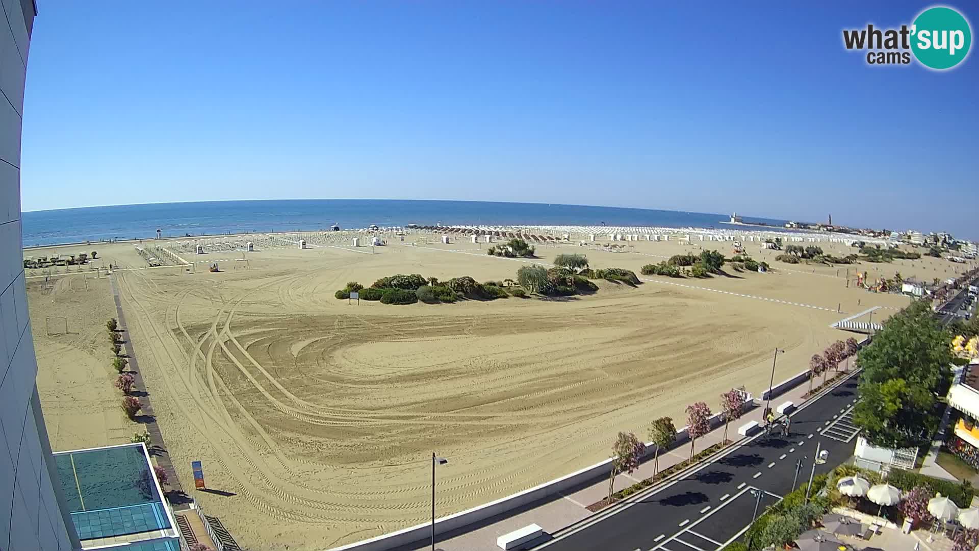 Hotel Panoramic v živo Caorle plaža Levante spletna kamera – Italija