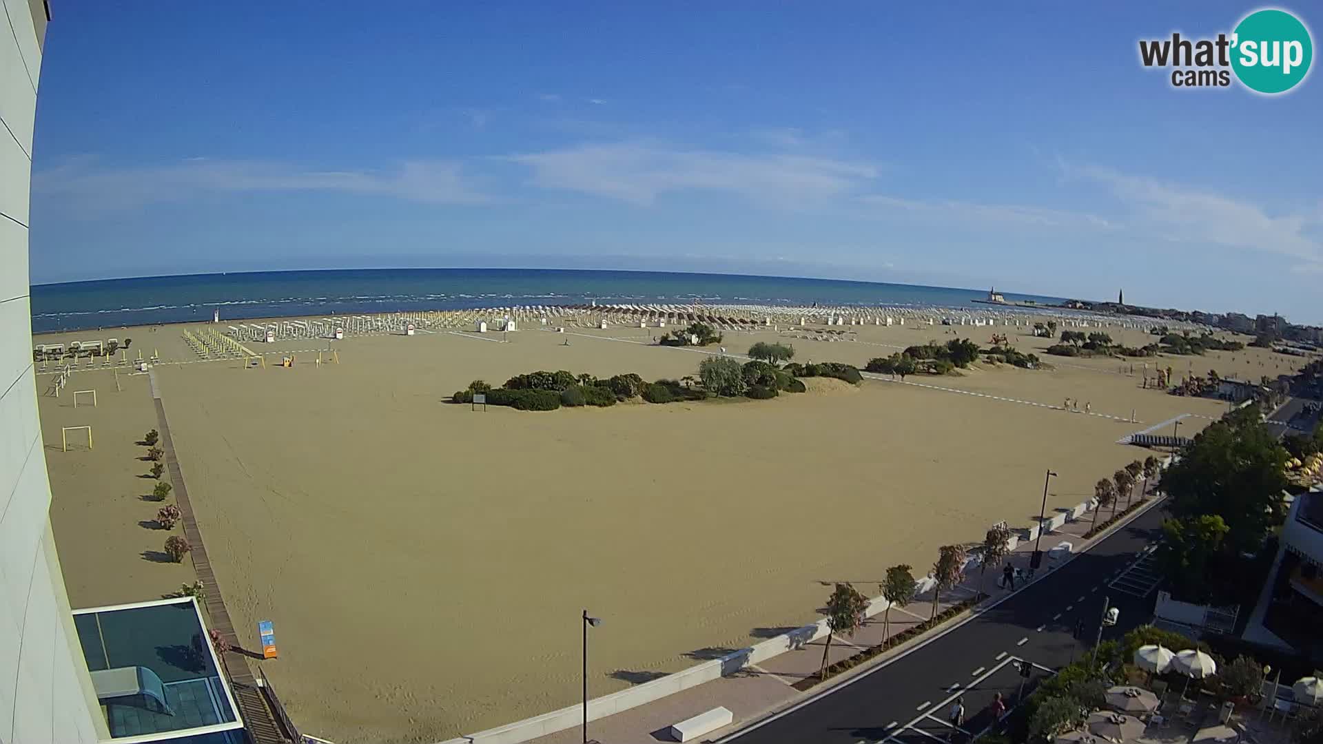 Hotel Panoramic u živo Caorle plaža Levante web kamera – Italija