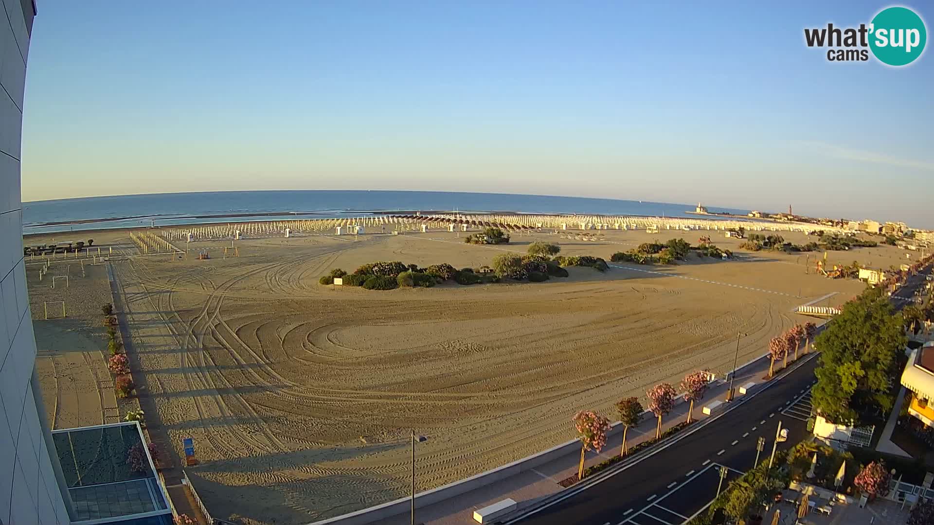 Hotel Panoramic u živo Caorle plaža Levante web kamera – Italija