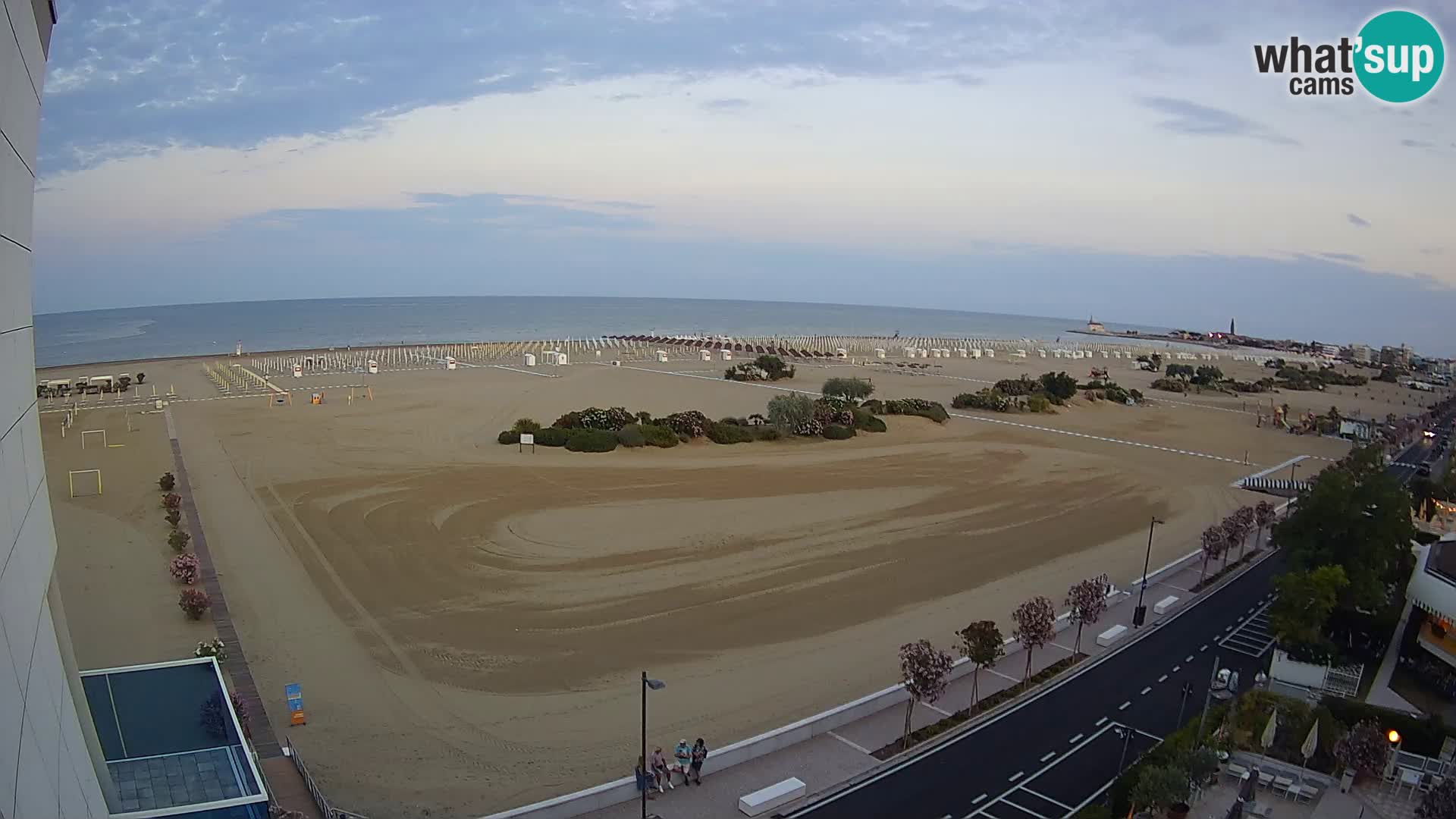 Hotel Panoramic v živo Caorle plaža Levante spletna kamera – Italija
