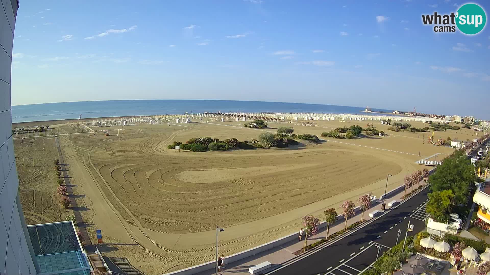 Hotel Panoramic v živo Caorle plaža Levante spletna kamera – Italija