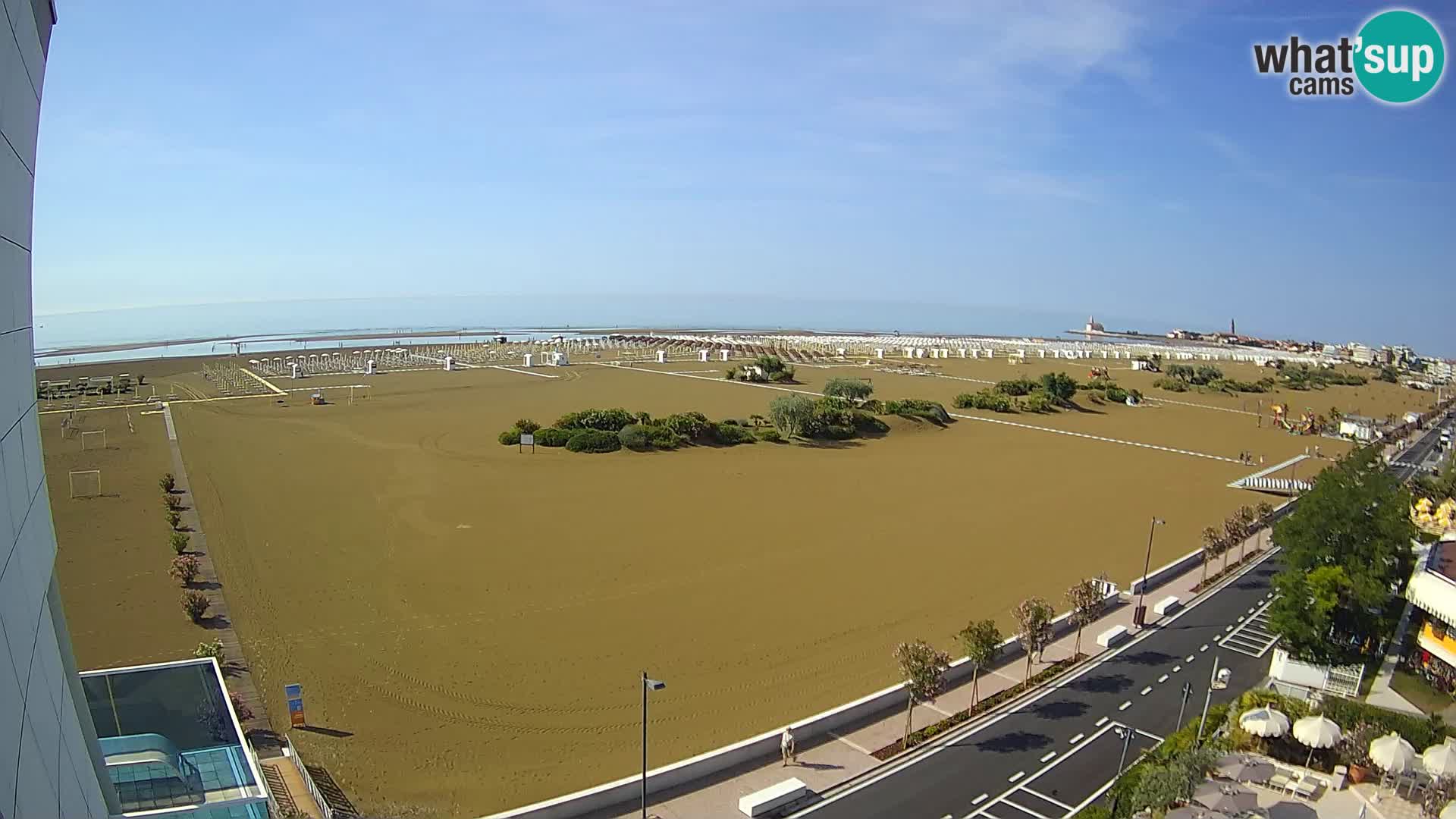 Hotel Panoramic u živo Caorle plaža Levante web kamera – Italija