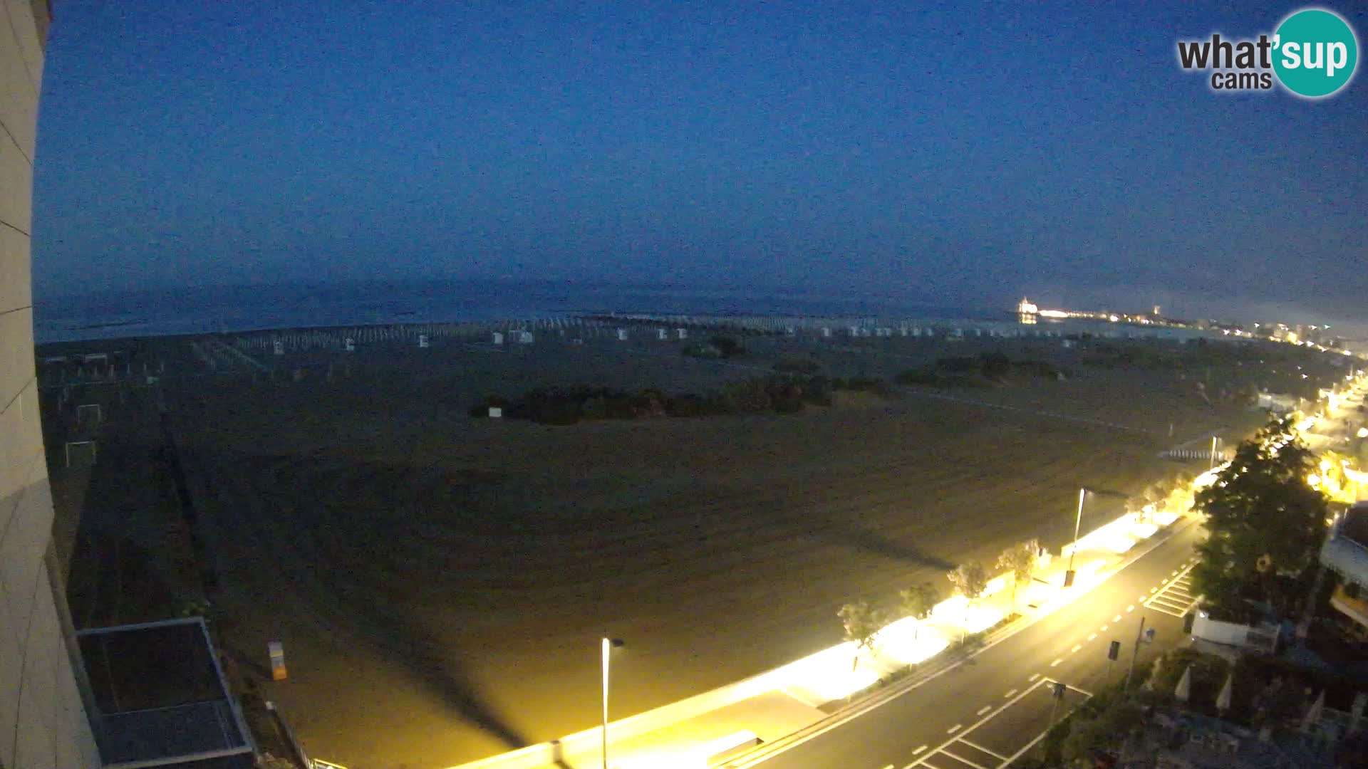 Hotel Panoramic v živo Caorle plaža Levante spletna kamera – Italija