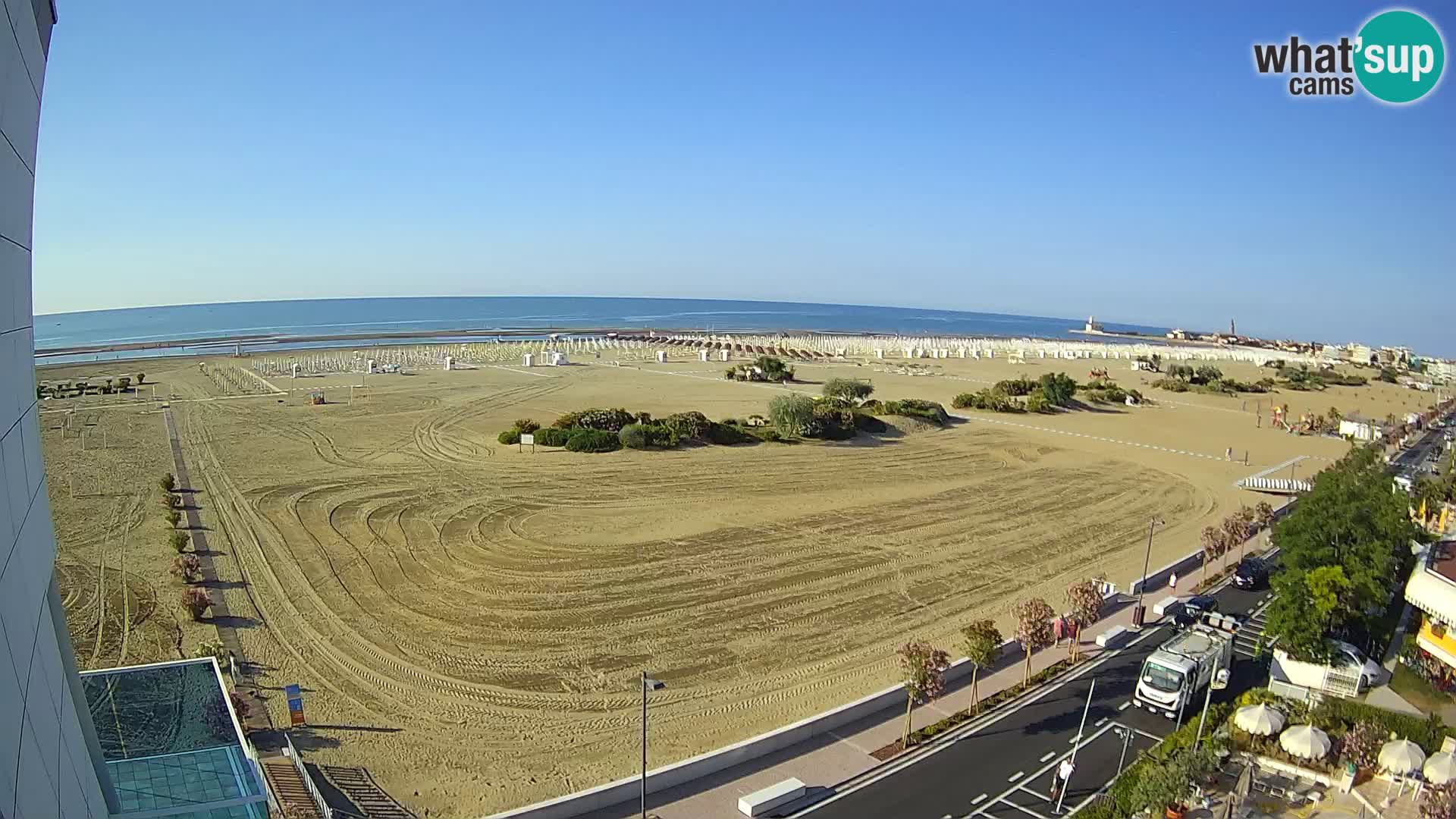 Hotel Panoramic u živo Caorle plaža Levante web kamera – Italija