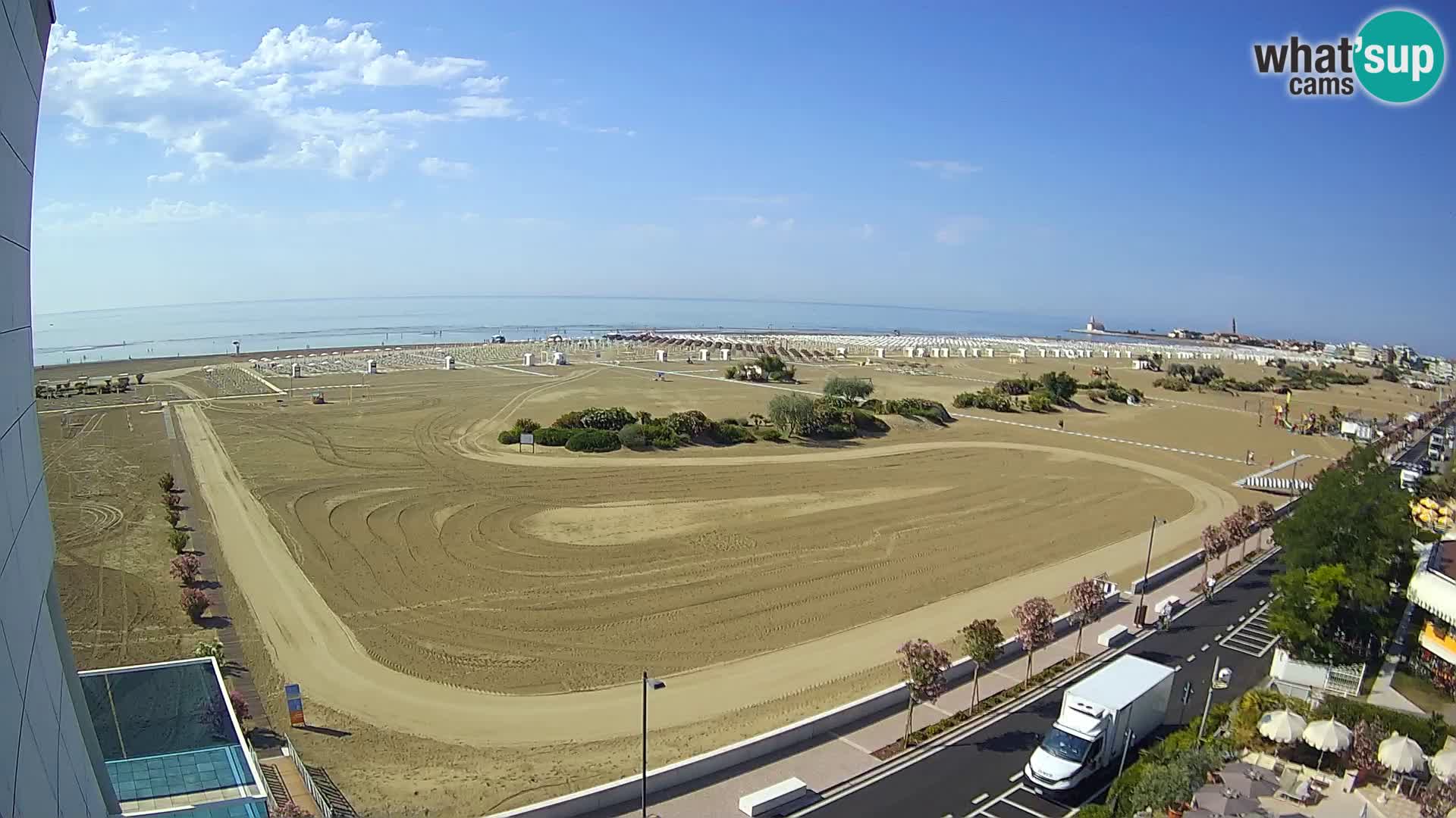 Hotel Panoramic en vivo Caorle playa Levante webcam – Italia