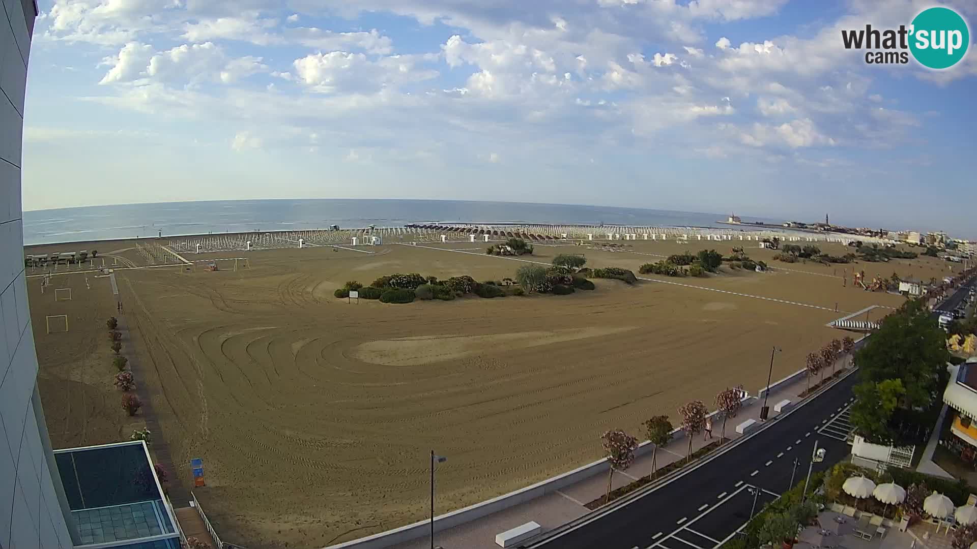 Hotel Panoramic u živo Caorle plaža Levante web kamera – Italija