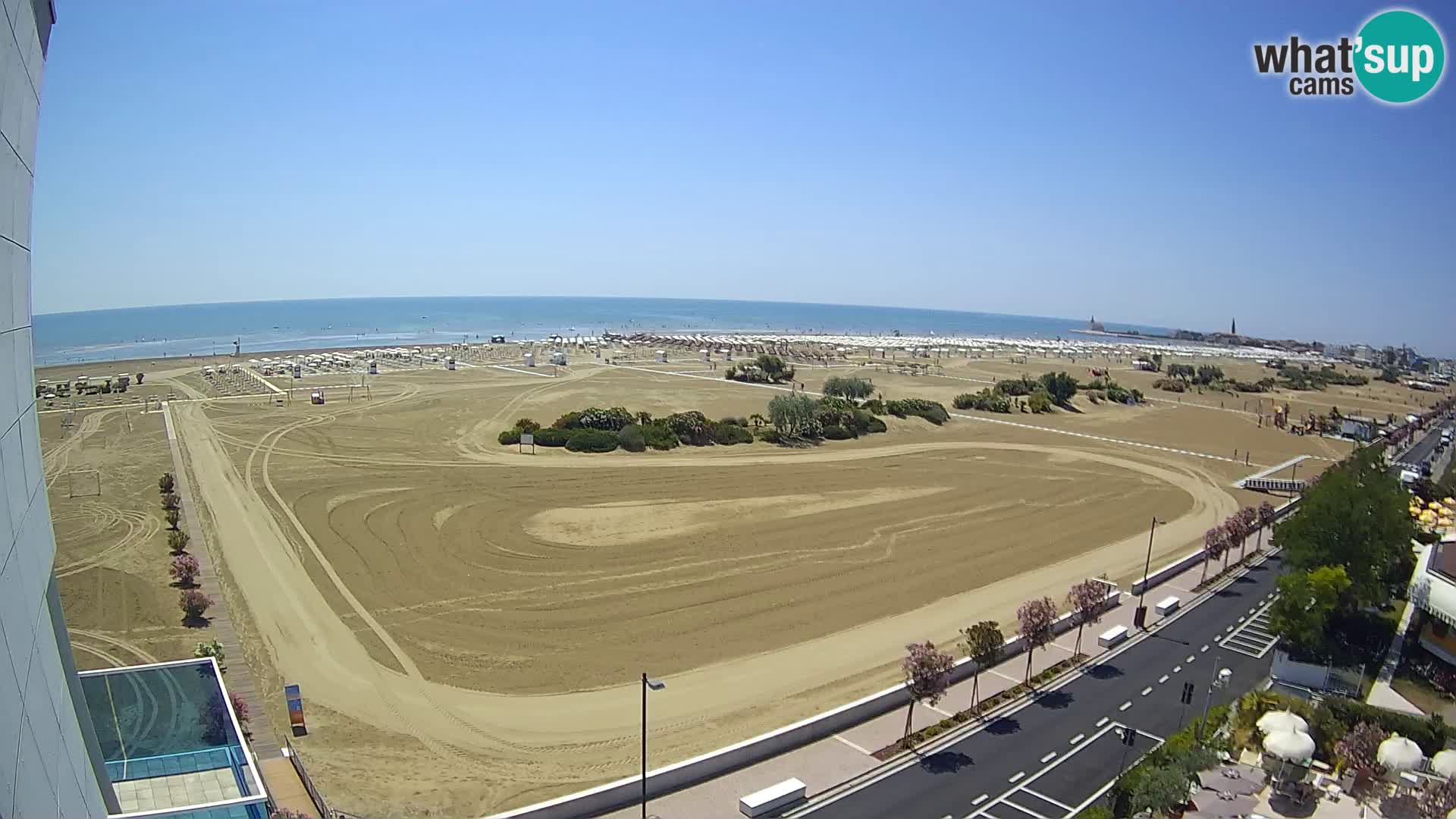 Hotel Panoramic en vivo Caorle playa Levante webcam – Italia