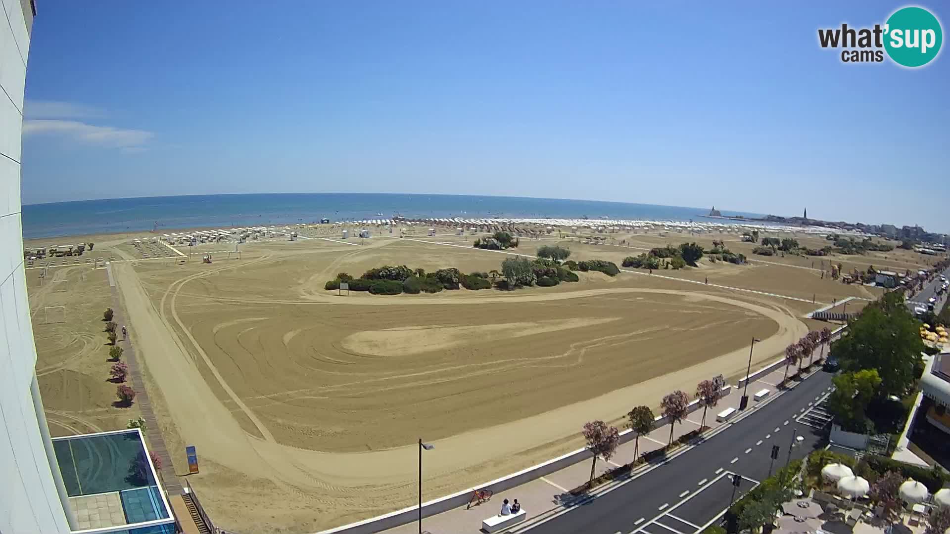 Hotel Panoramic u živo Caorle plaža Levante web kamera – Italija