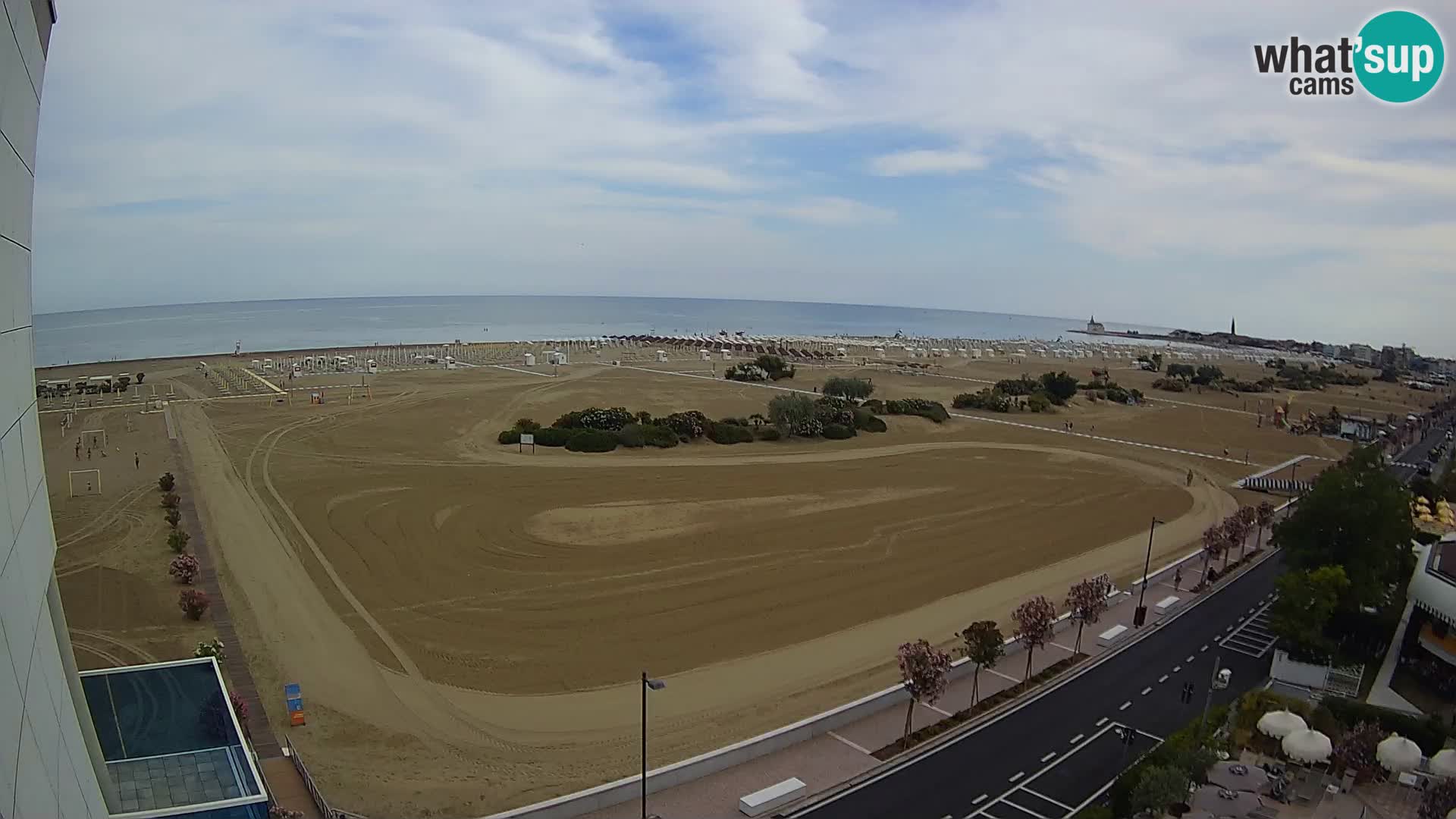 Hotel Panoramic u živo Caorle plaža Levante web kamera – Italija