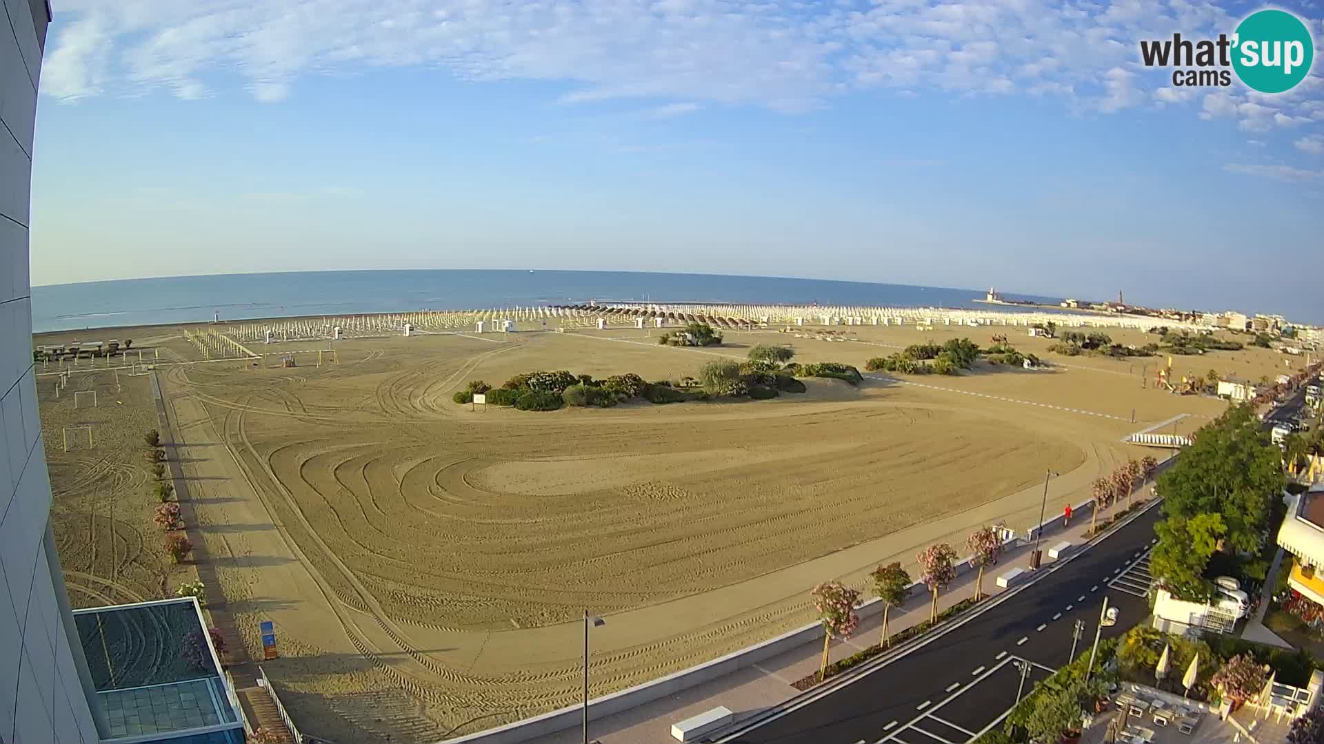 Hotel Panoramic v živo Caorle plaža Levante spletna kamera – Italija