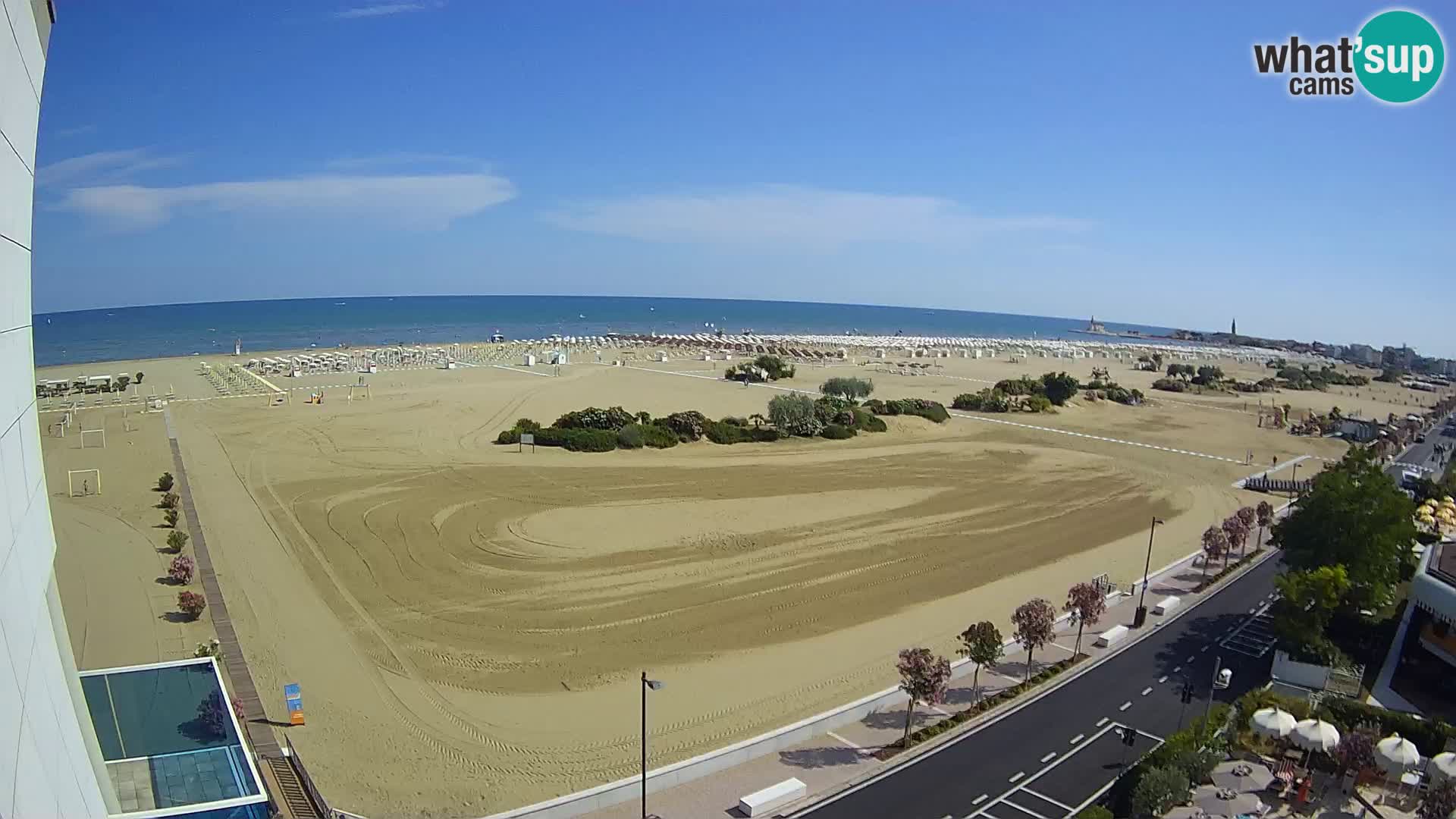 Hotel Panoramic u živo Caorle plaža Levante web kamera – Italija