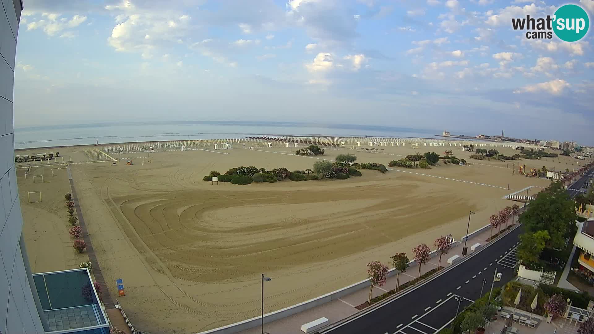 Hotel Panoramic u živo Caorle plaža Levante web kamera – Italija