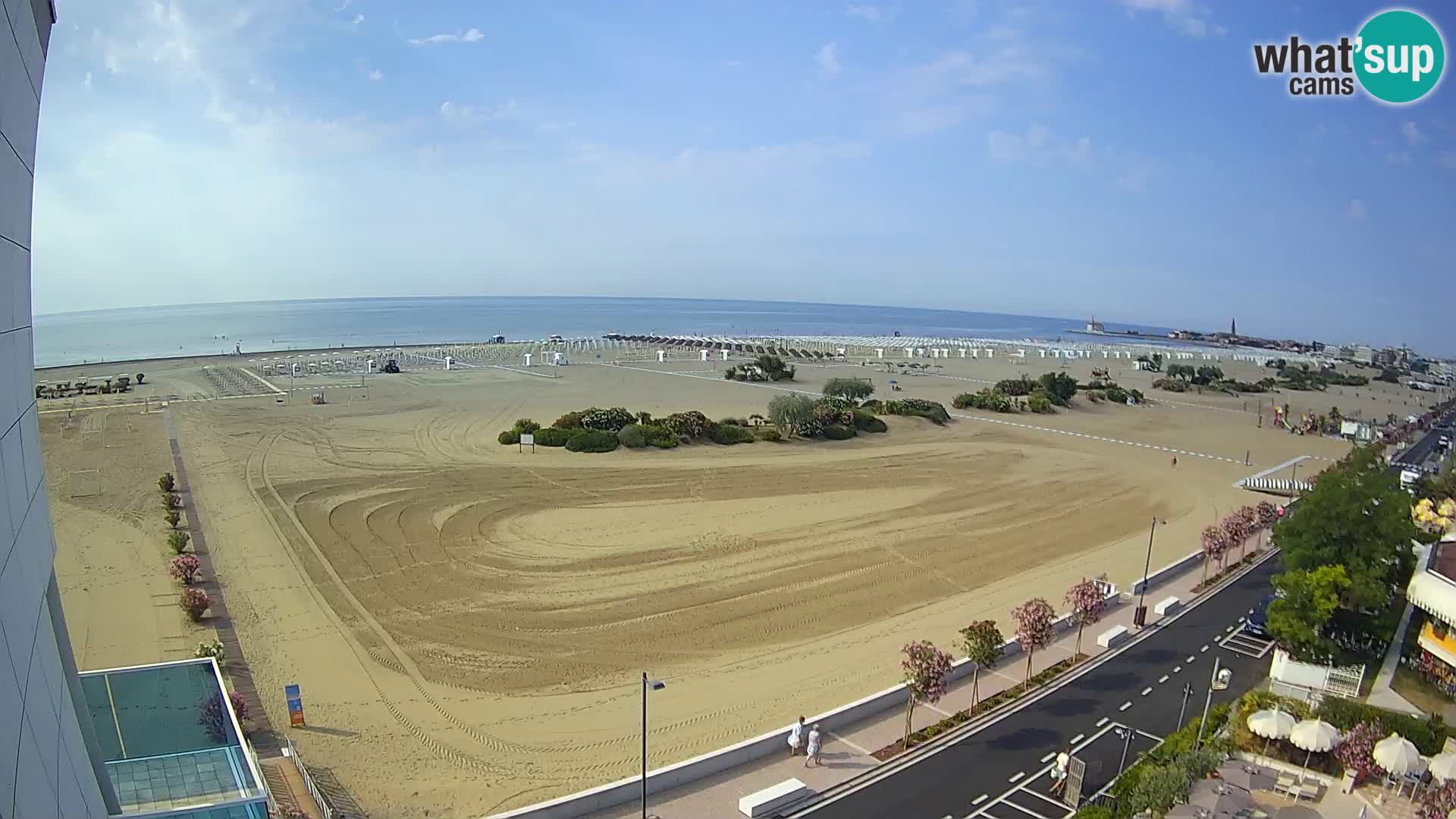 Hotel Panoramic u živo Caorle plaža Levante web kamera – Italija