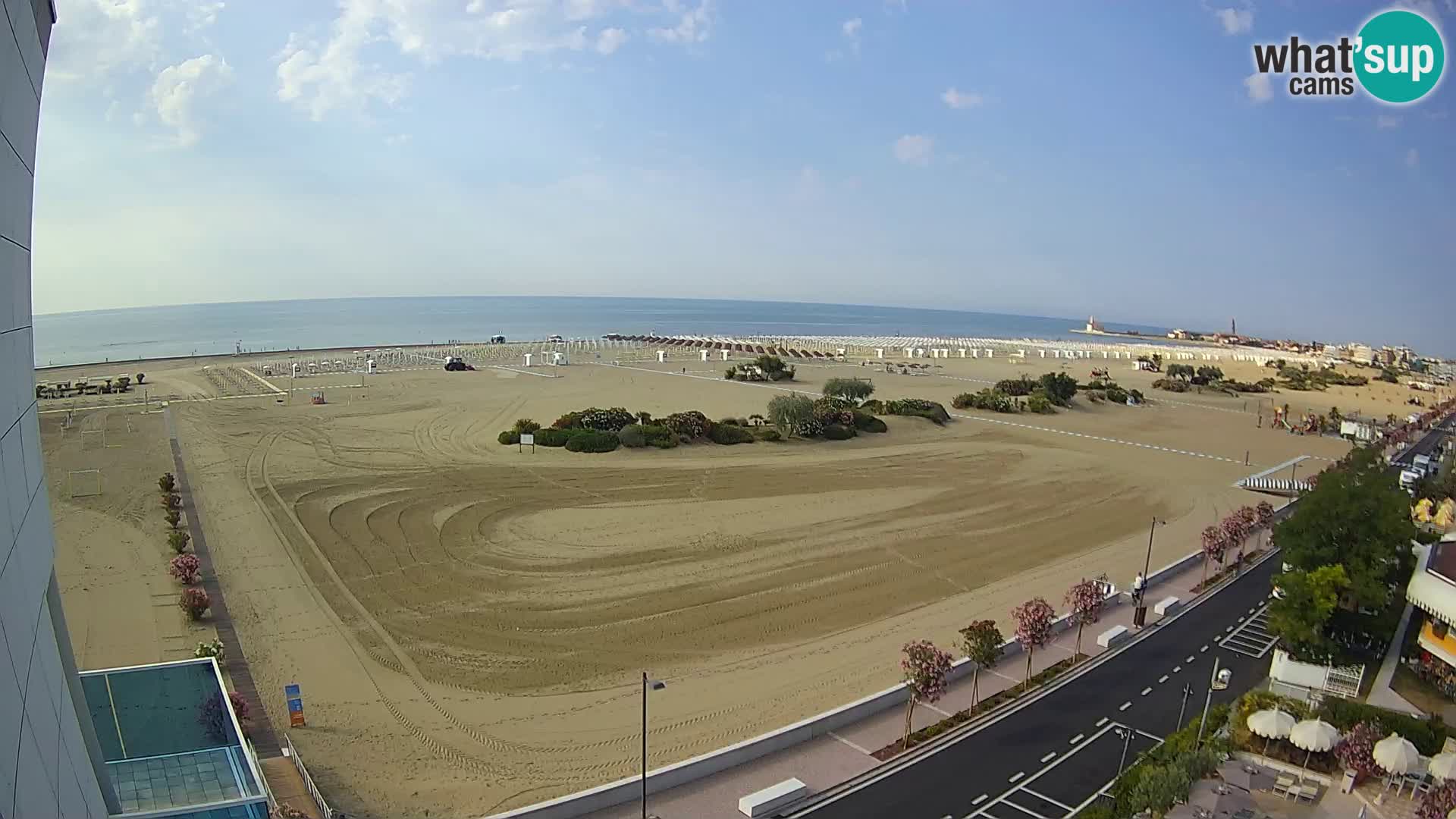Hotel Panoramic u živo Caorle plaža Levante web kamera – Italija
