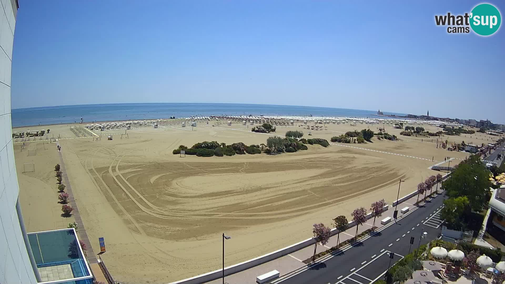 Hotel Panoramic en vivo Caorle playa Levante webcam – Italia