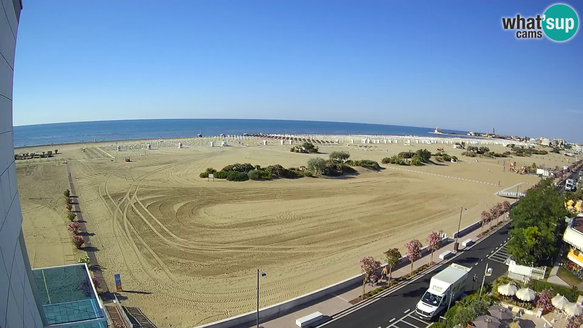 Hotel Panoramic u živo Caorle plaža Levante web kamera – Italija