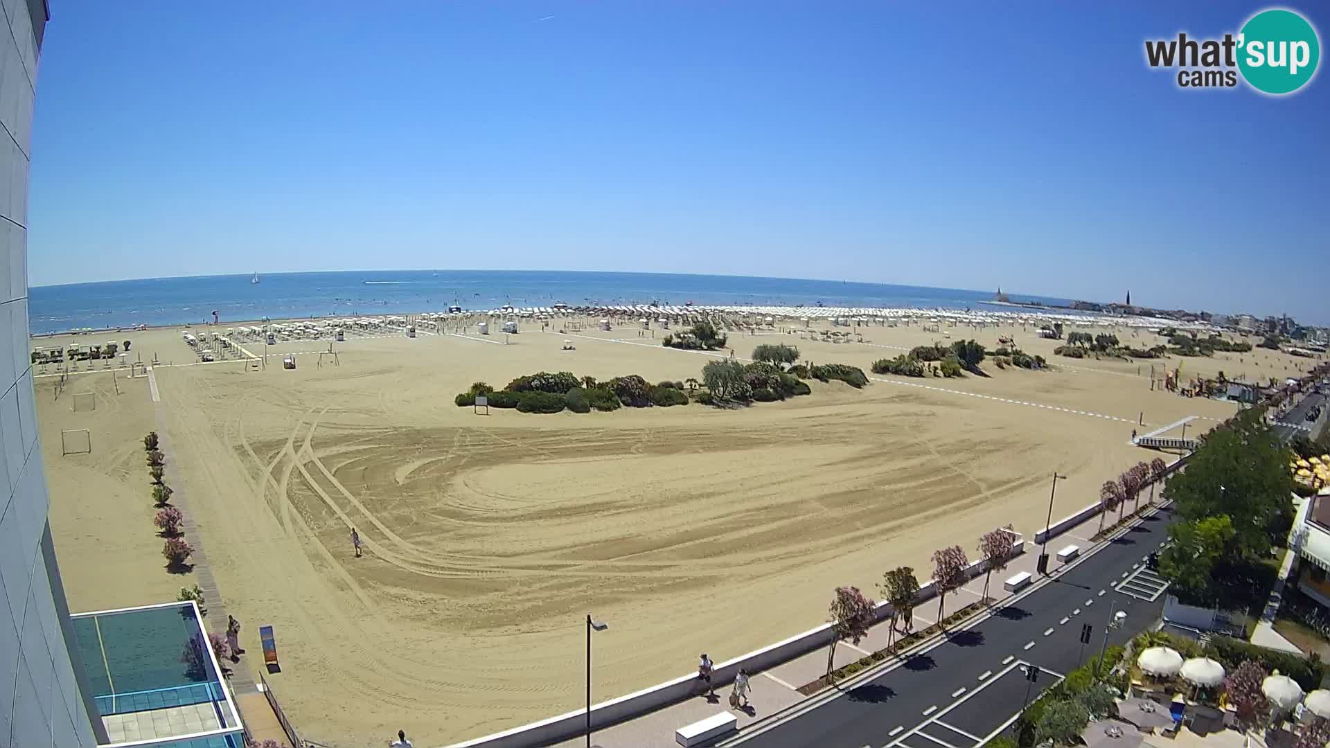 Hotel Panoramic en vivo Caorle playa Levante webcam – Italia