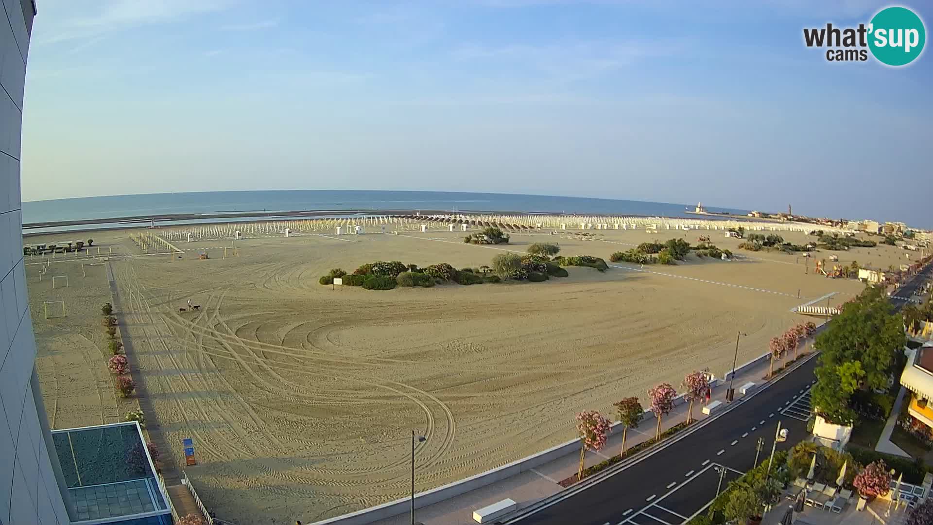 Hotel Panoramic u živo Caorle plaža Levante web kamera – Italija