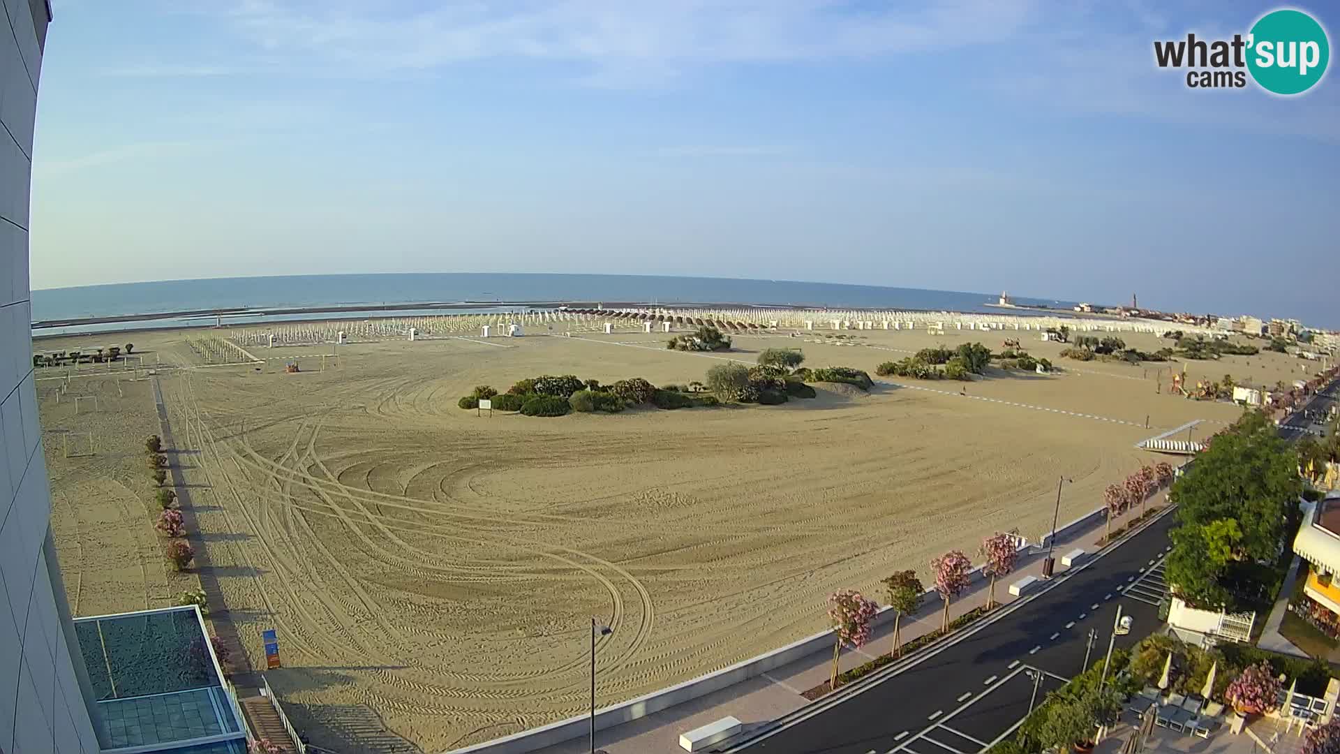 Hotel Panoramic u živo Caorle plaža Levante web kamera – Italija