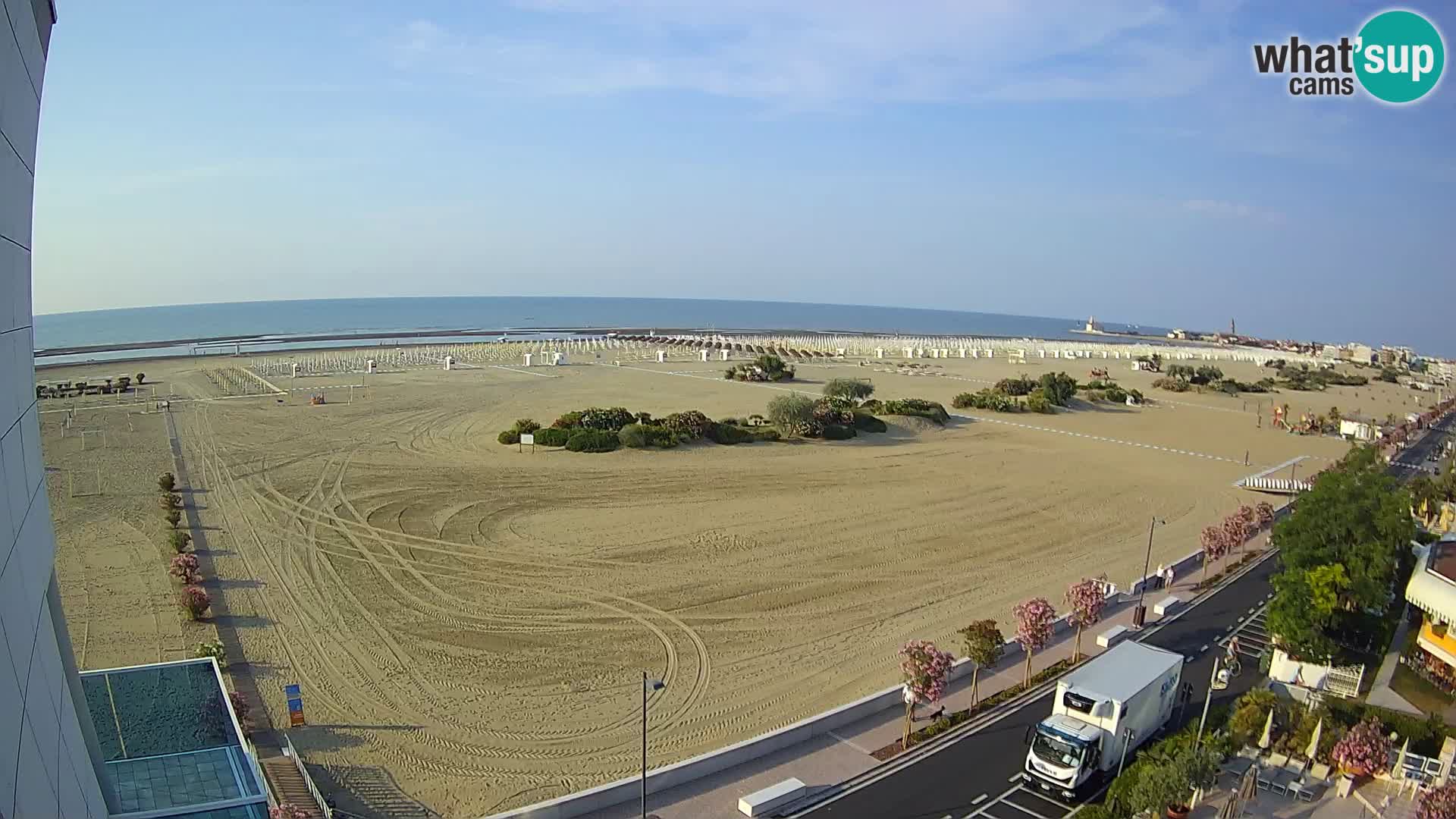 Hotel Panoramic u živo Caorle plaža Levante web kamera – Italija