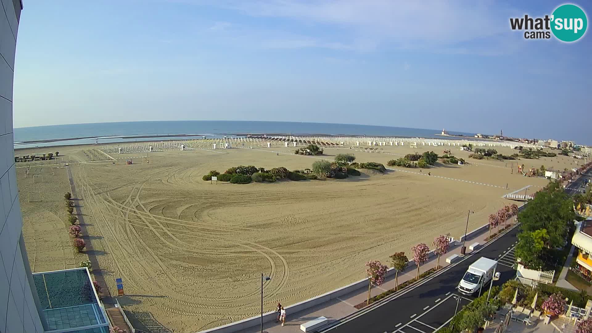 Hotel Panoramic u živo Caorle plaža Levante web kamera – Italija