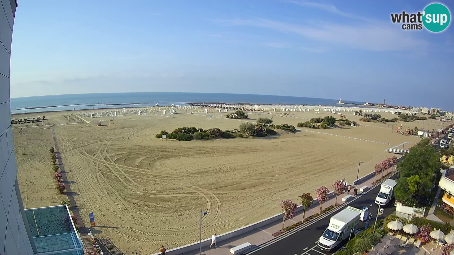 Hotel Panoramic u živo Caorle plaža Levante web kamera – Italija