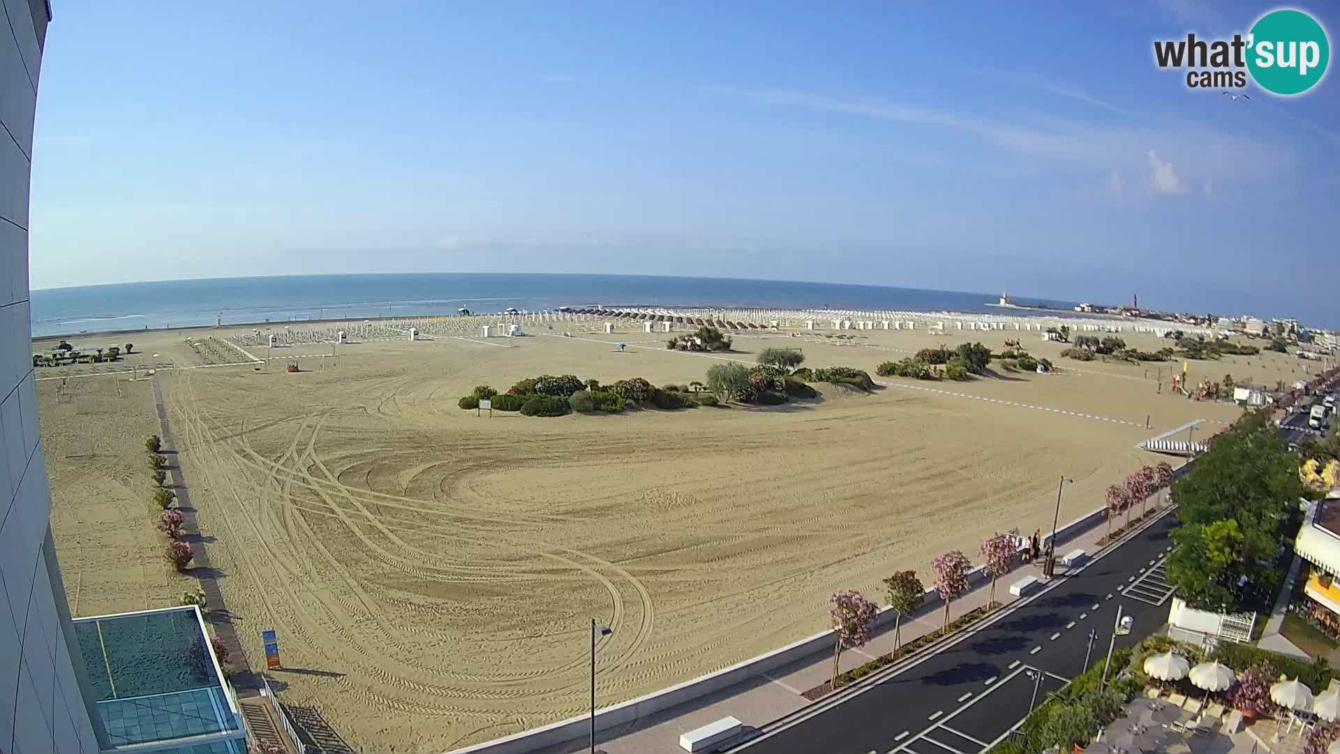 Hotel Panoramic u živo Caorle plaža Levante web kamera – Italija