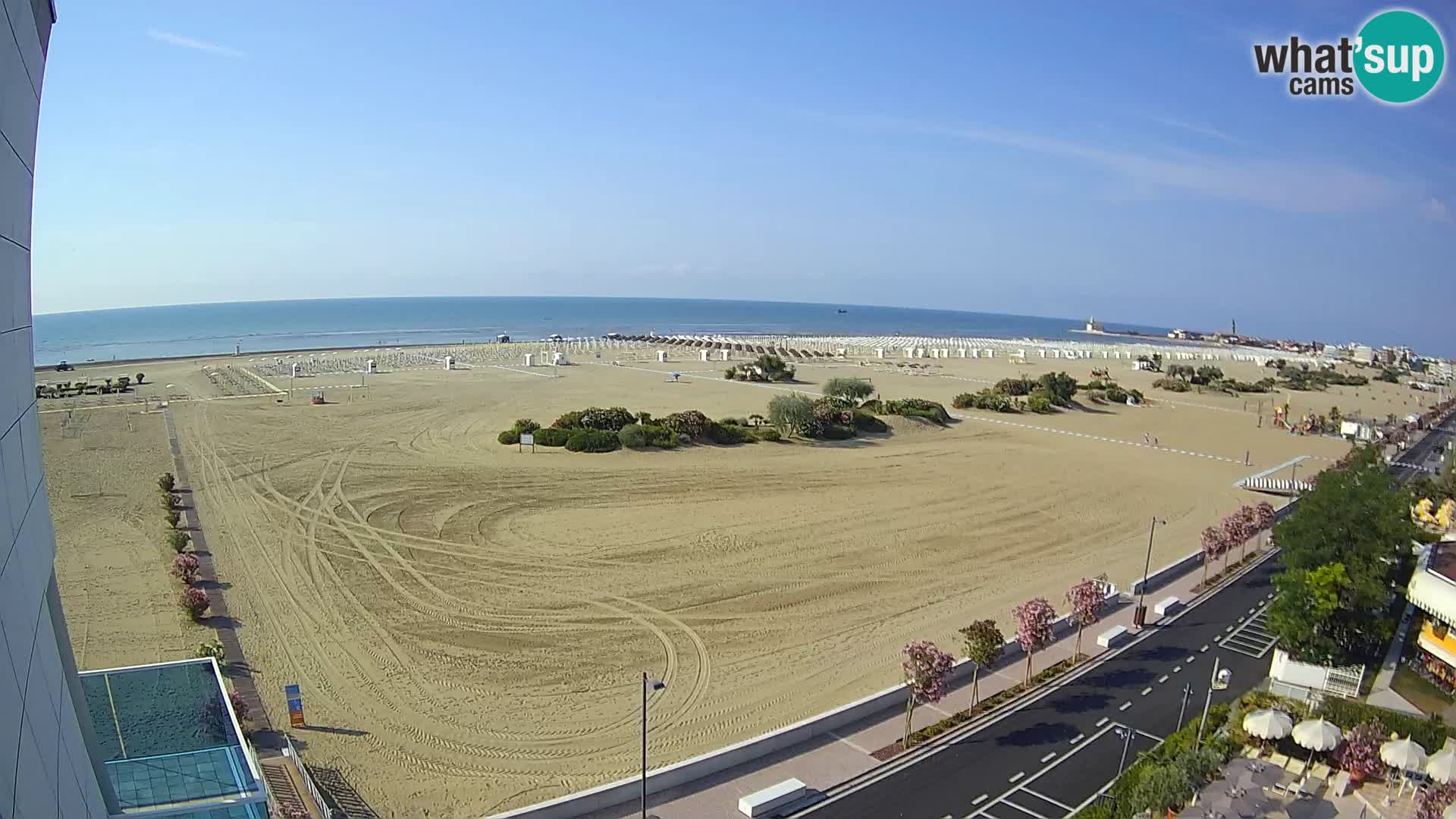 Hotel Panoramic u živo Caorle plaža Levante web kamera – Italija