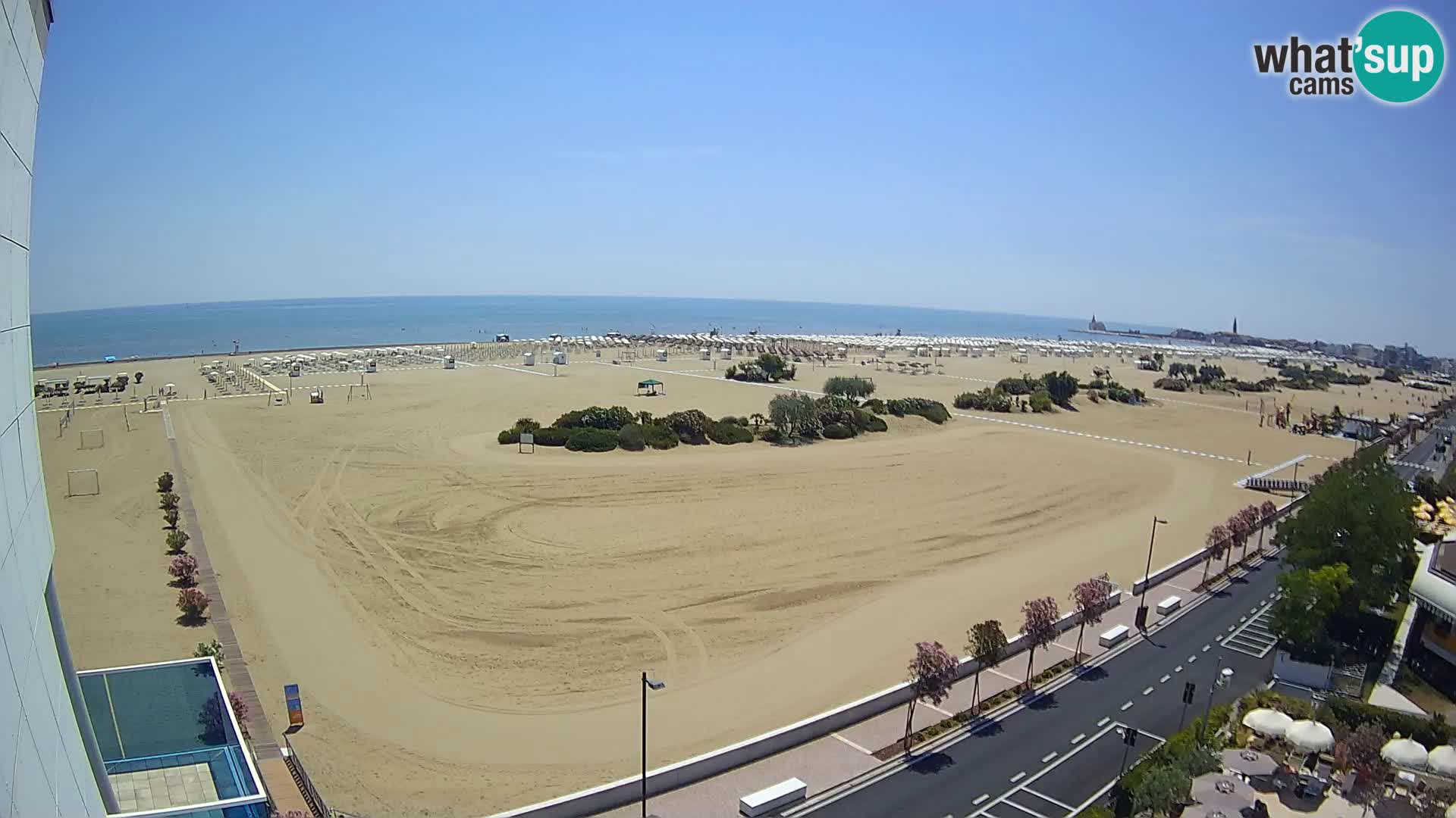 Hotel Panoramic en vivo Caorle playa Levante webcam – Italia