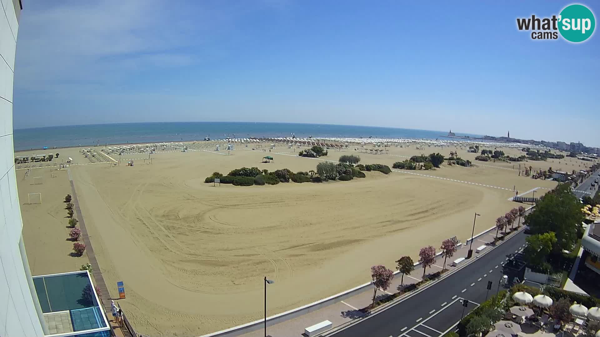 Hotel Panoramic u živo Caorle plaža Levante web kamera – Italija