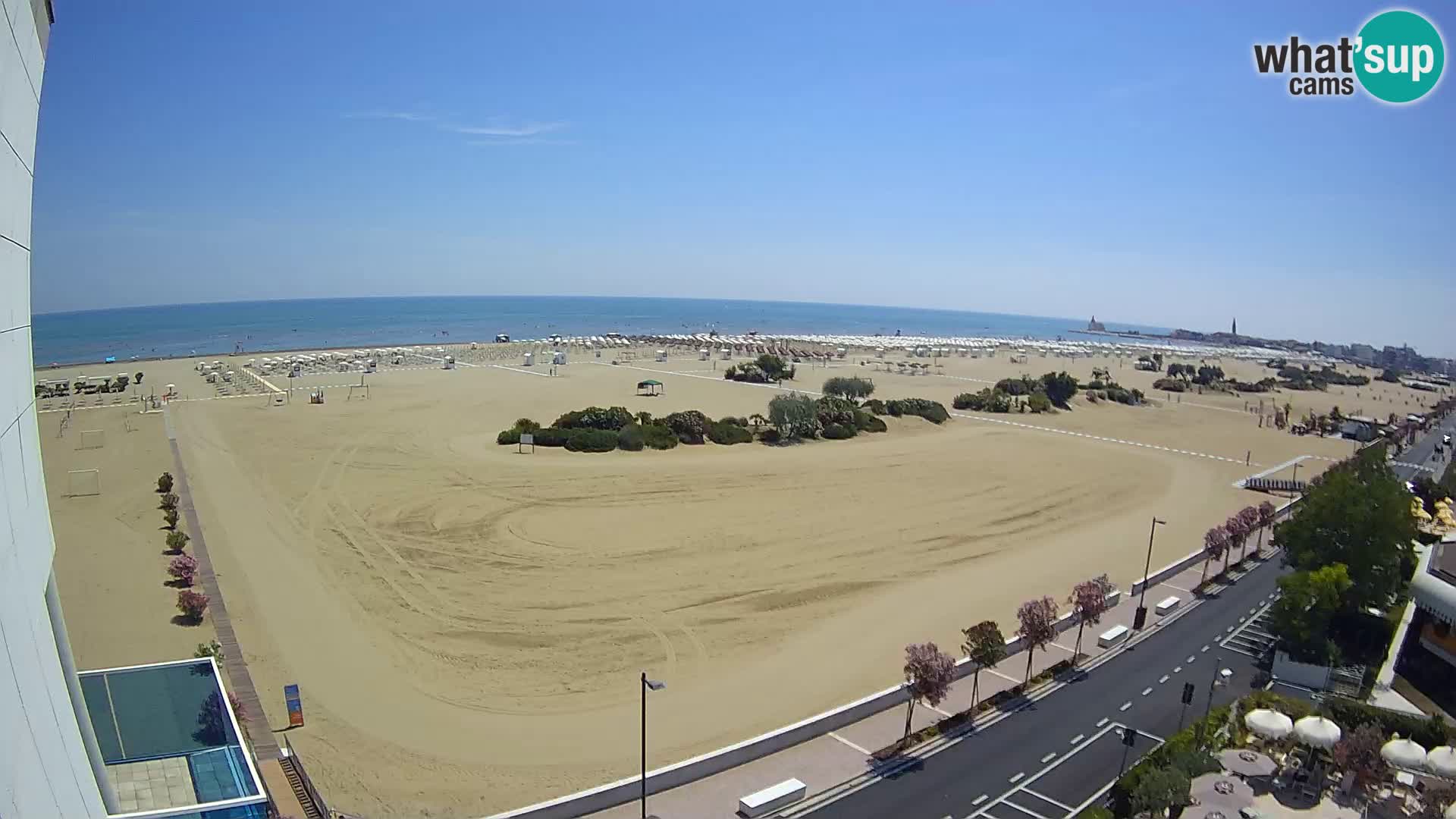 Hotel Panoramic en vivo Caorle playa Levante webcam – Italia