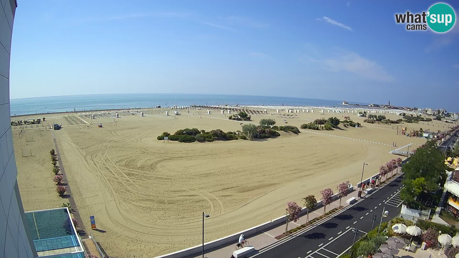 Hotel Panoramic u živo Caorle plaža Levante web kamera – Italija