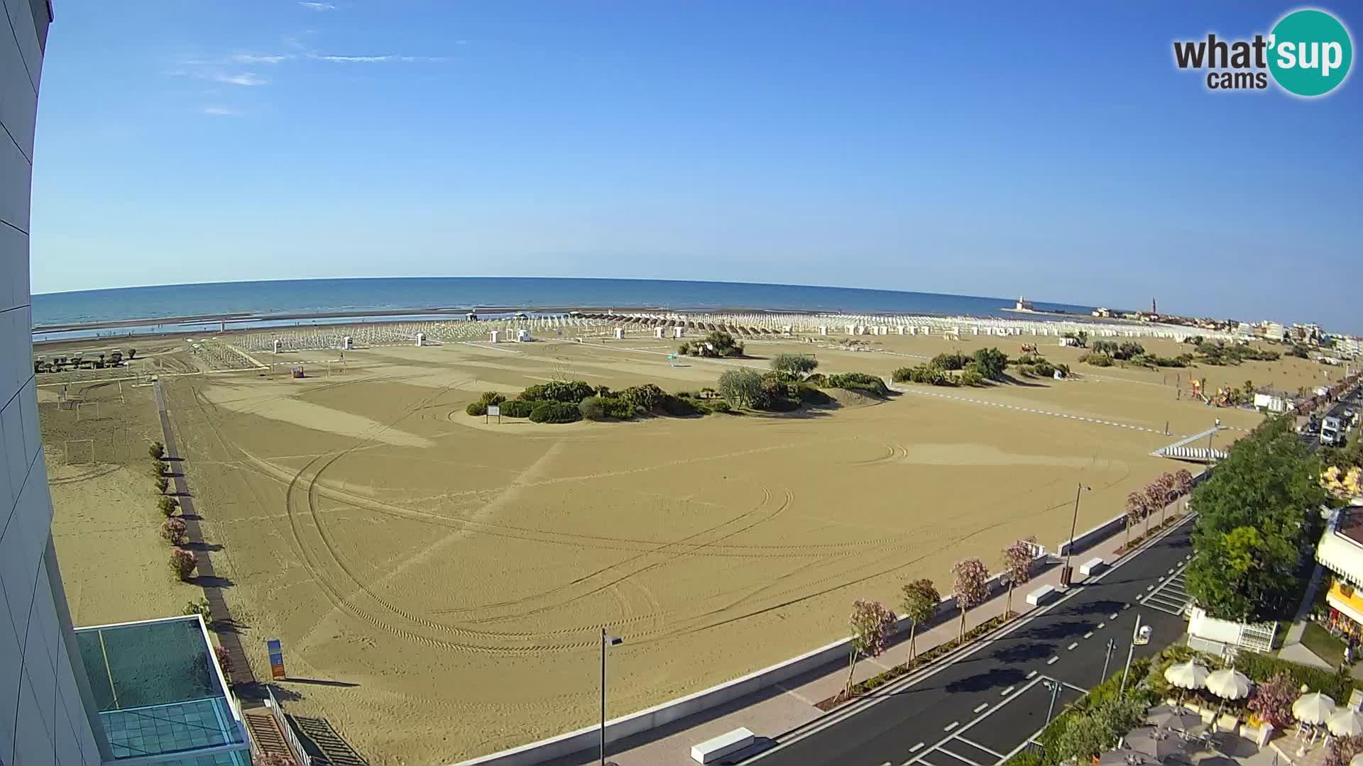 Hotel Panoramic u živo Caorle plaža Levante web kamera – Italija