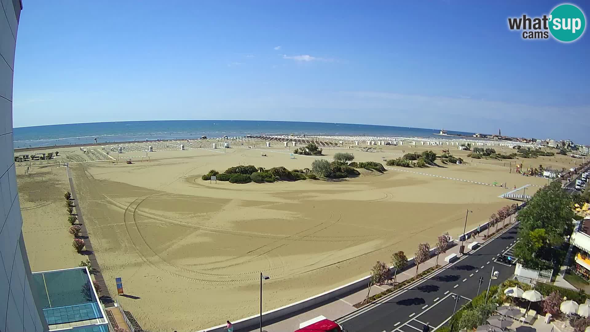 Hotel Panoramic u živo Caorle plaža Levante web kamera – Italija